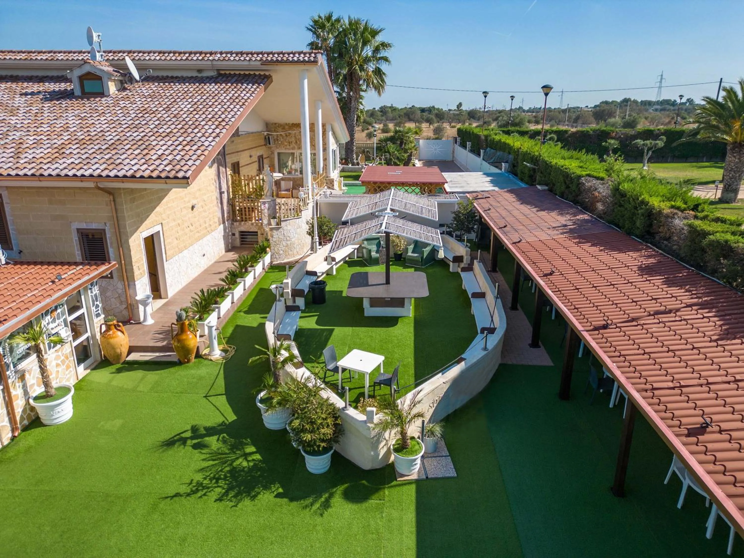 Garden view in Re Sole Resort&Spa