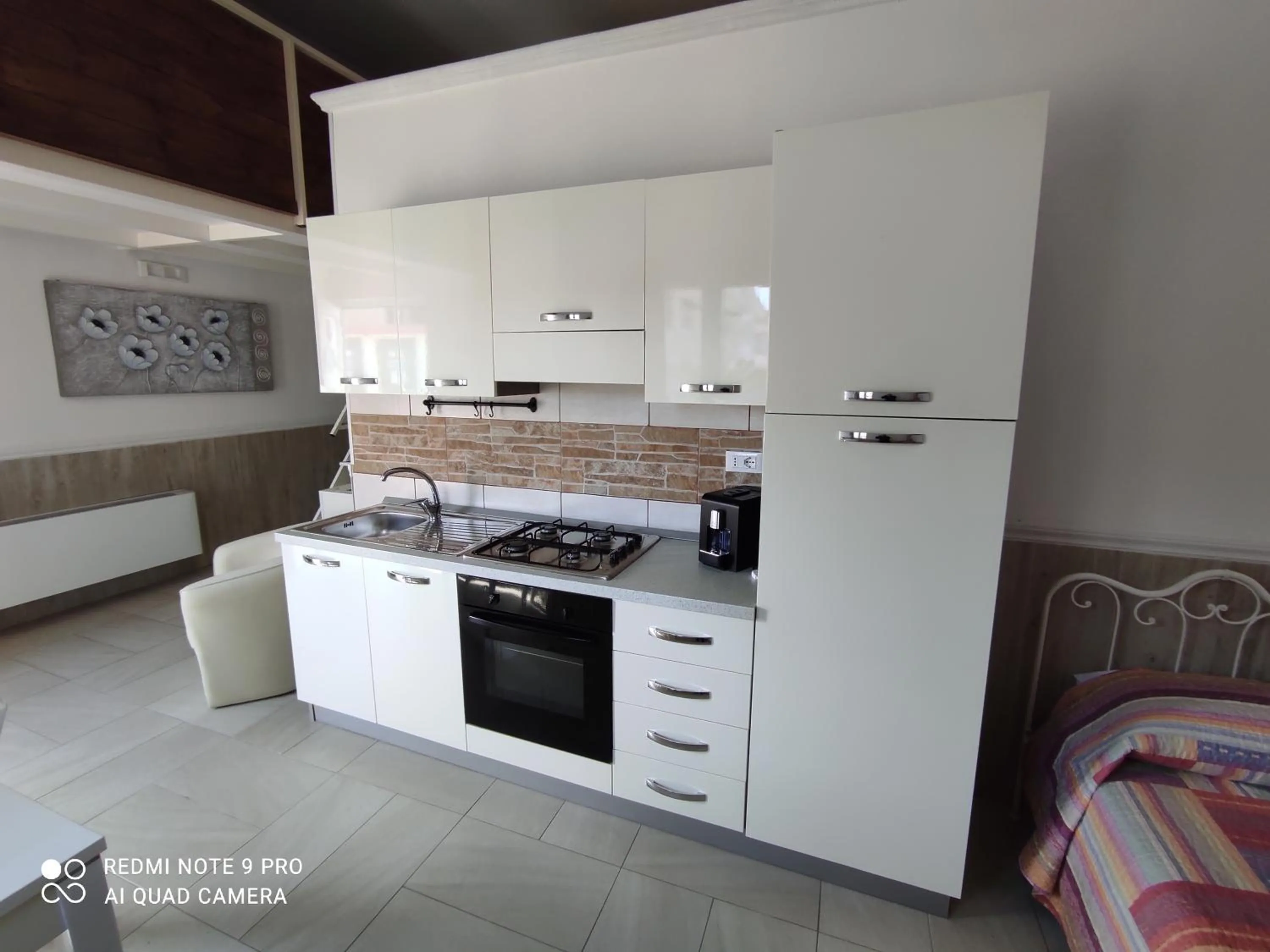 Kitchen or kitchenette in Re Sole Resort&Spa