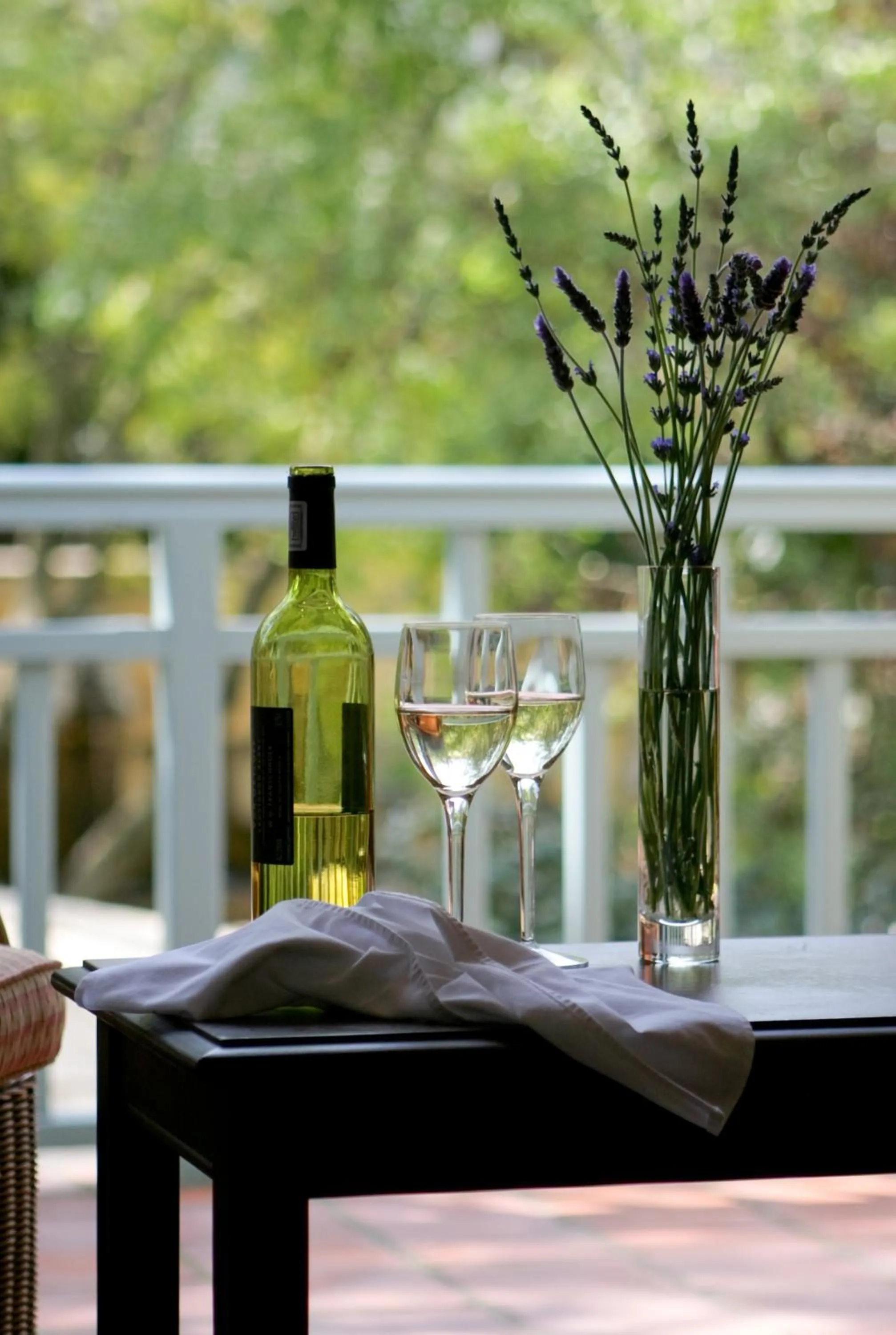 Patio in Franschhoek Country House & Villas