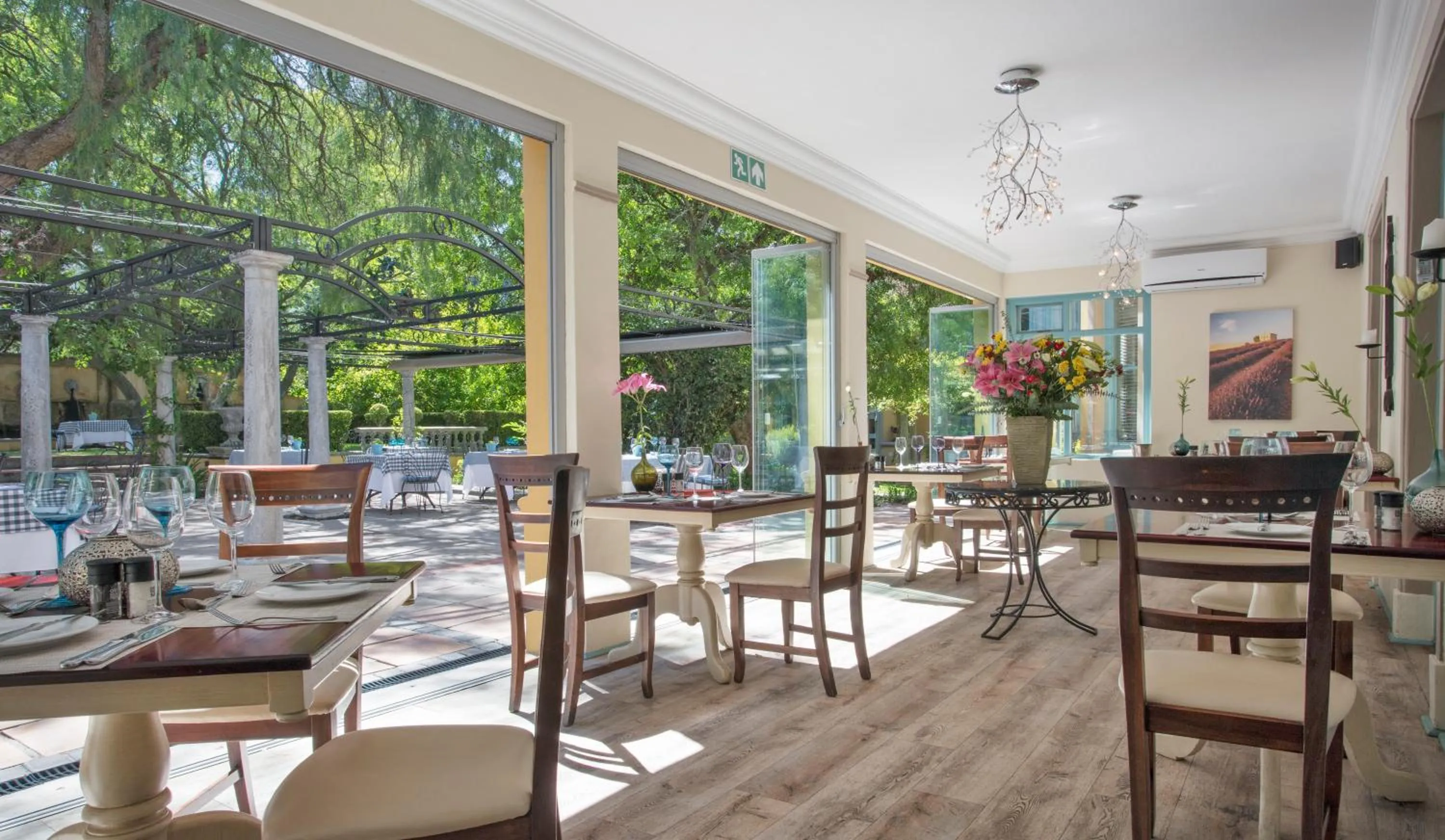 Restaurant/places to eat in Franschhoek Country House & Villas