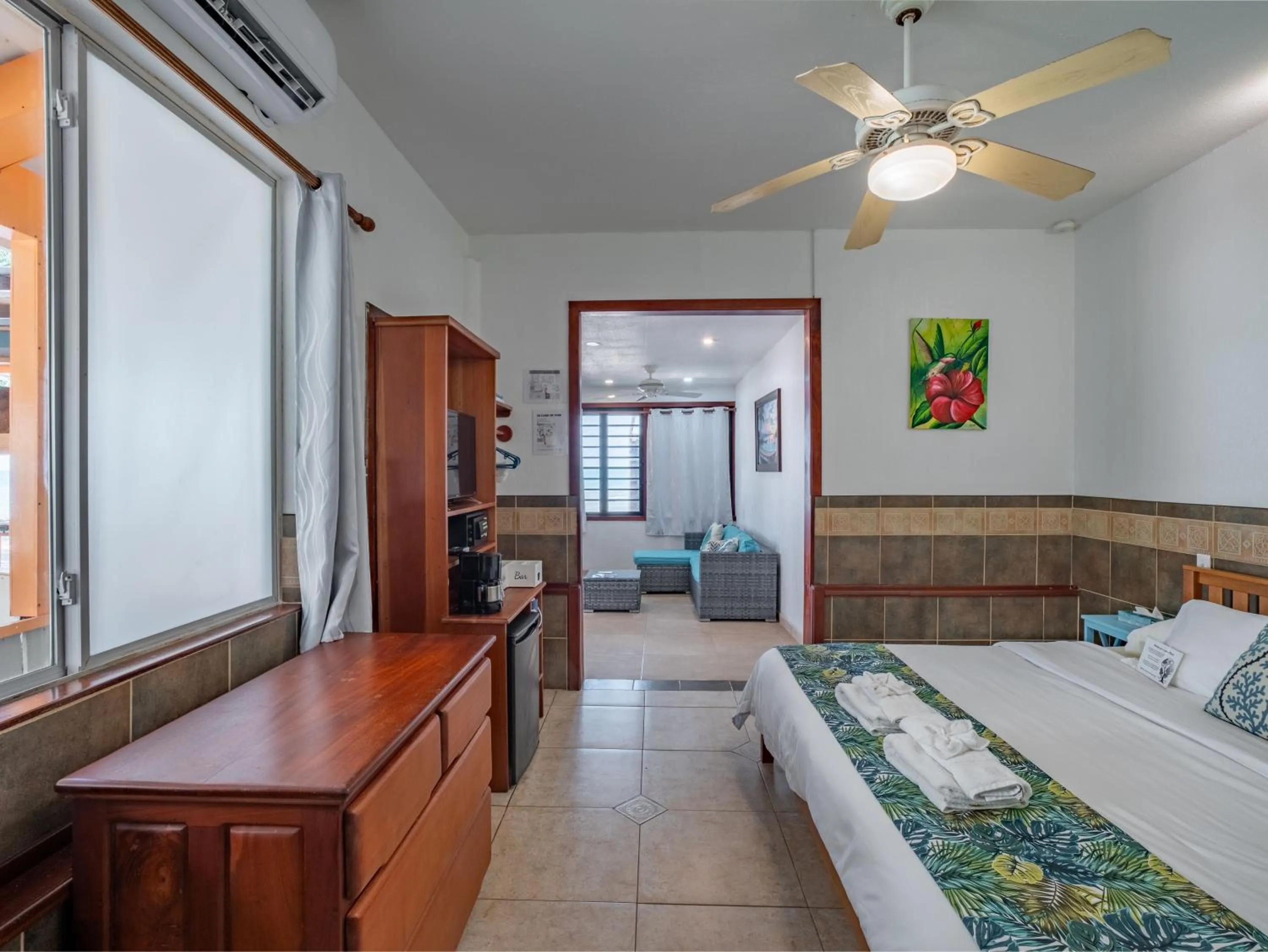 Bed in Maya Beach Hotel