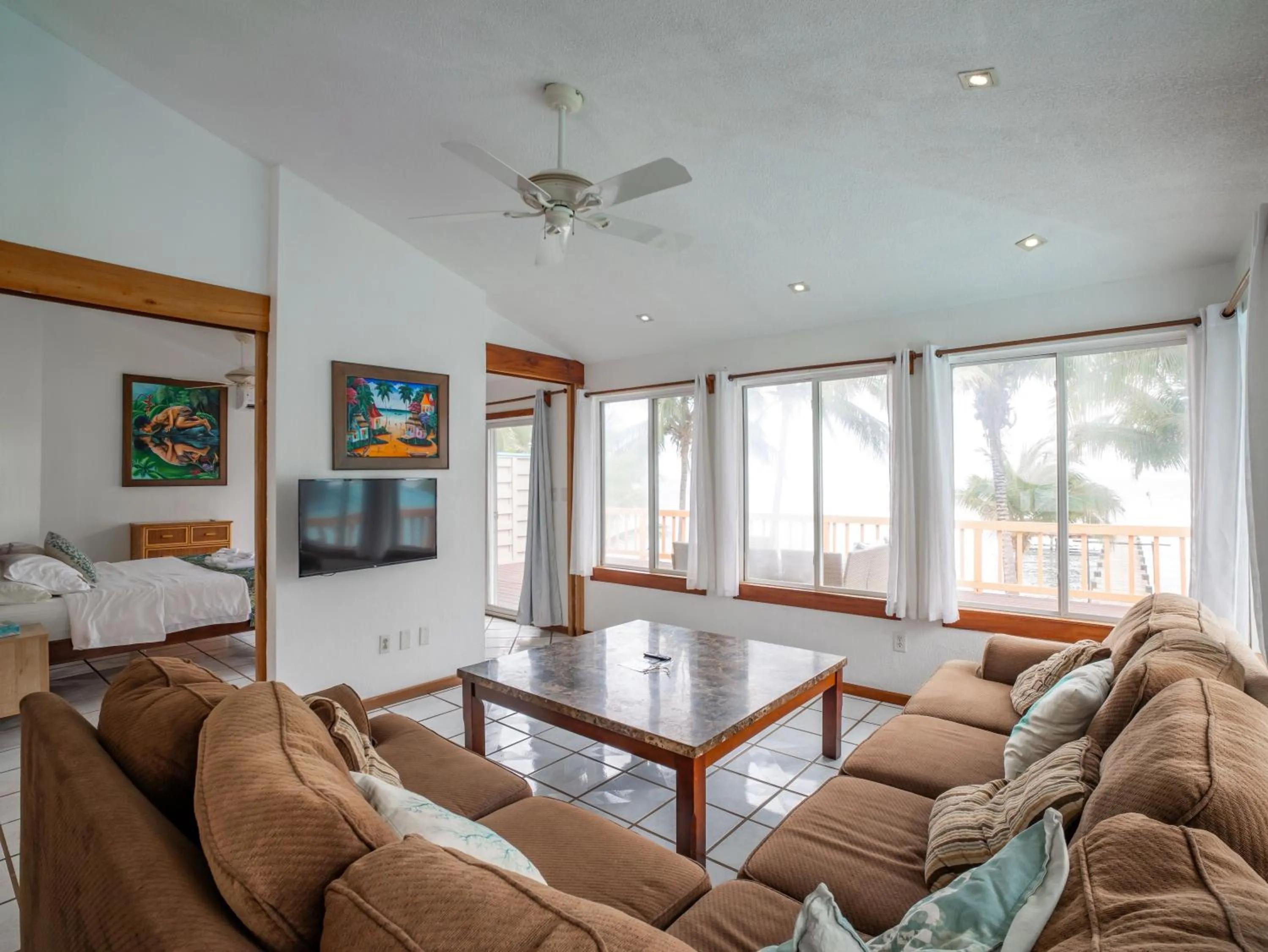 Living room in Maya Beach Hotel