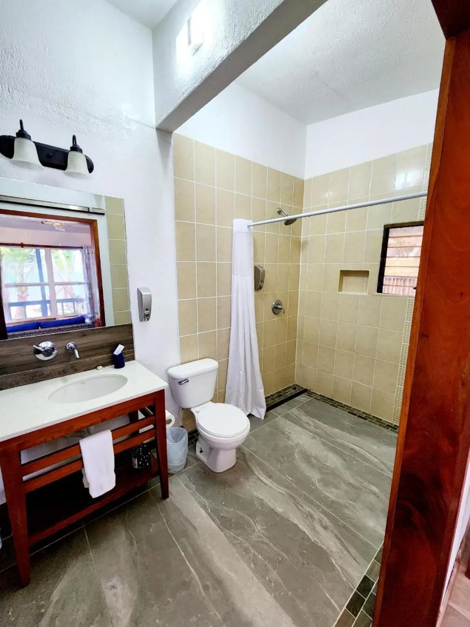 Shower in Maya Beach Hotel