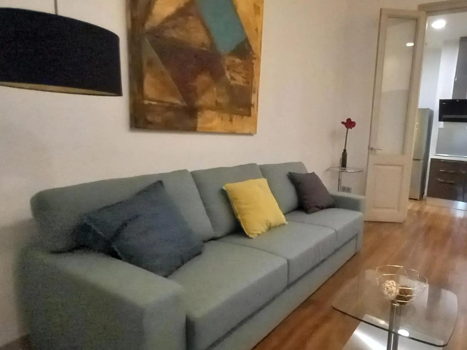 Living room in Great location with private terrace