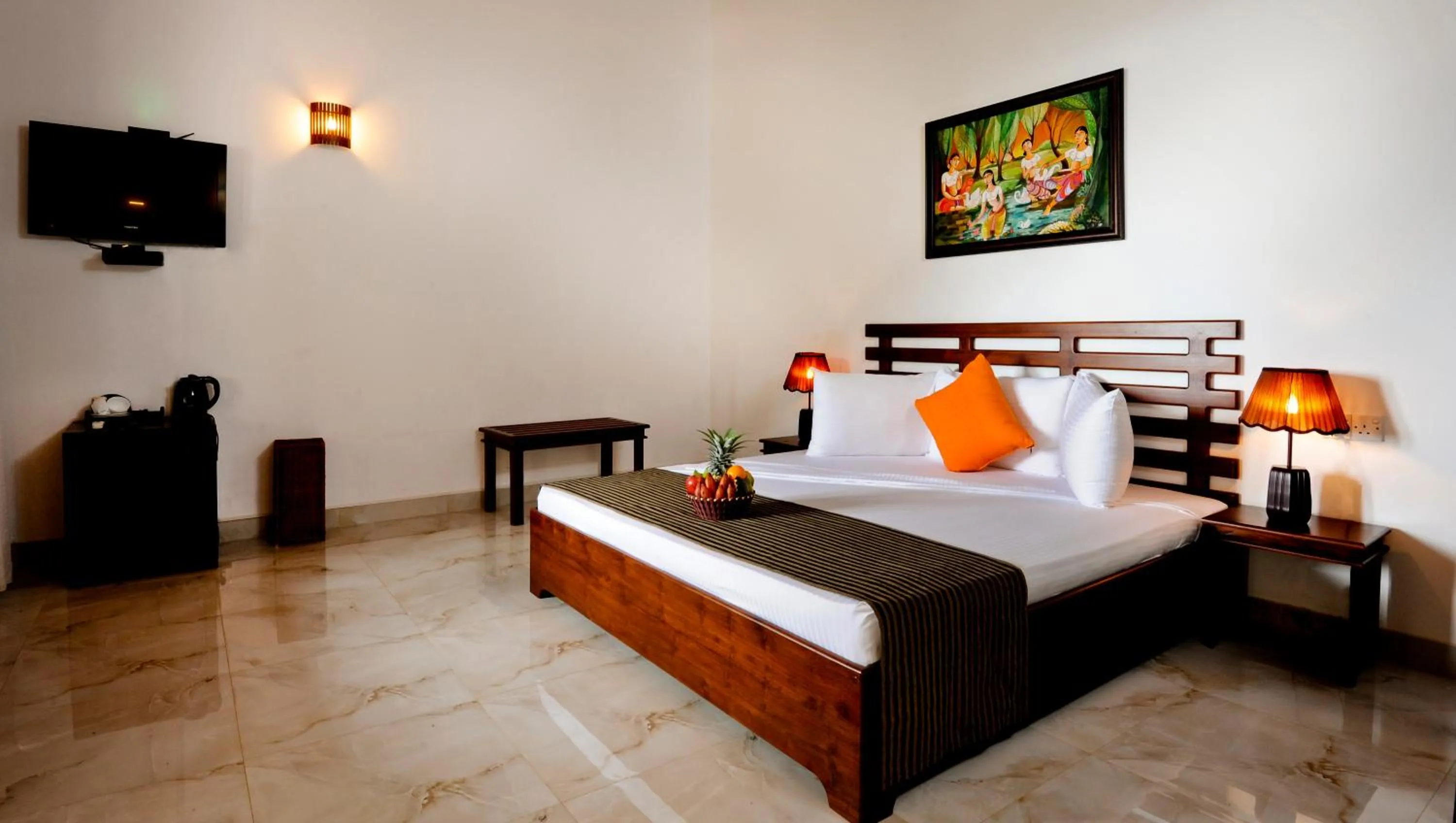 Bedroom, Bed in Melheim Kandy Villas