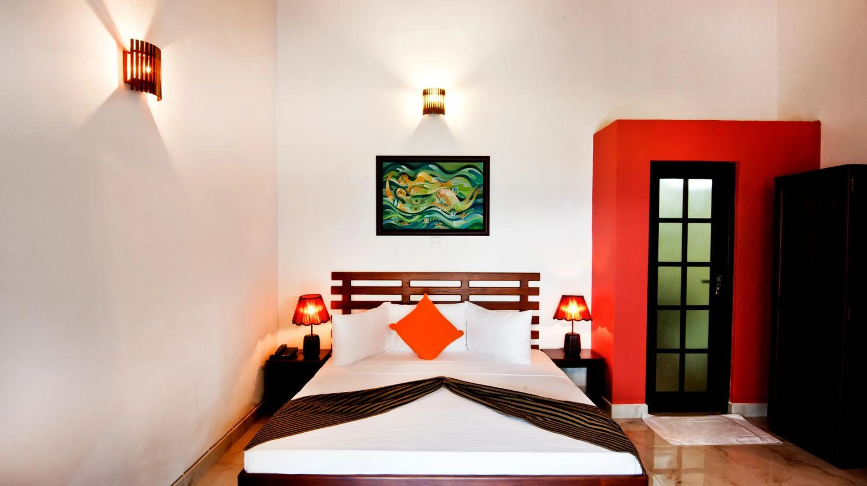 Bedroom, Bed in Melheim Kandy Villas