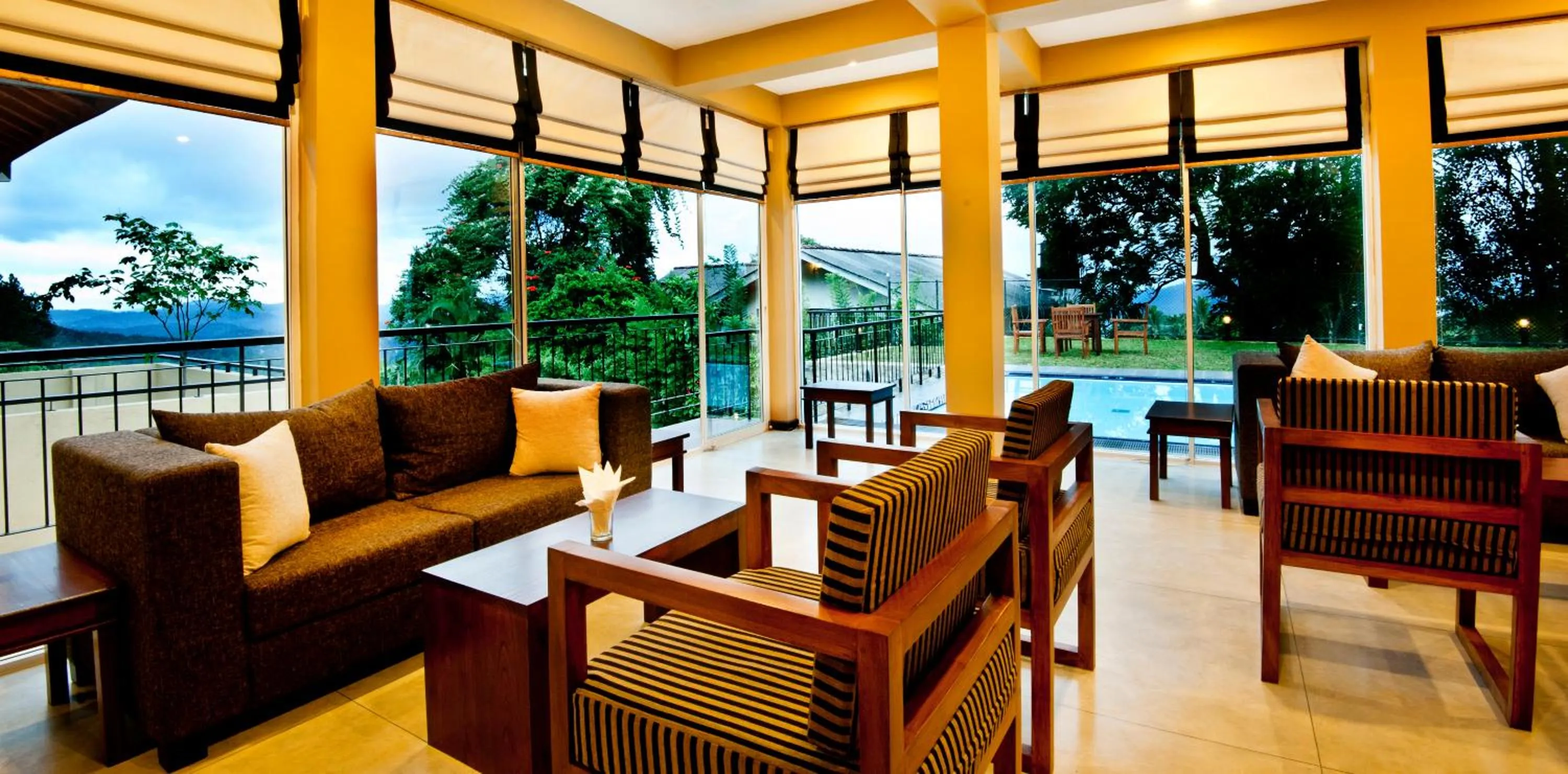 Lobby or reception in Melheim Kandy Villas