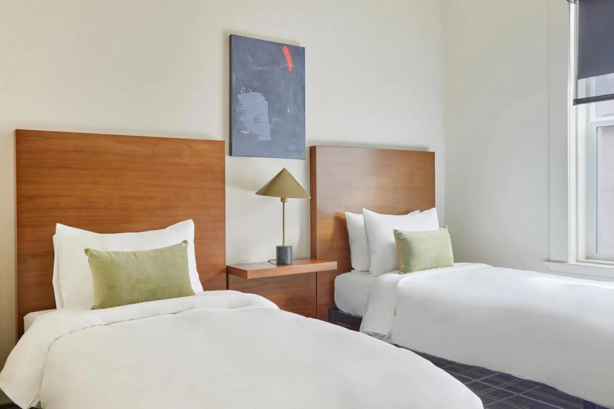 Bed in FOUND Hotel, San Francisco