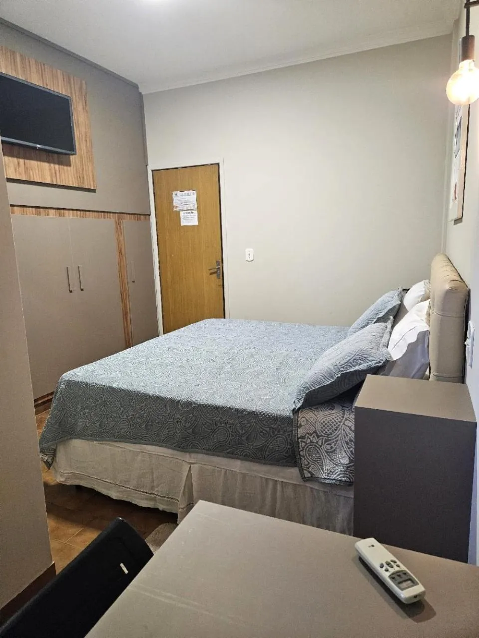 Bed in Hotel Pouso Novo