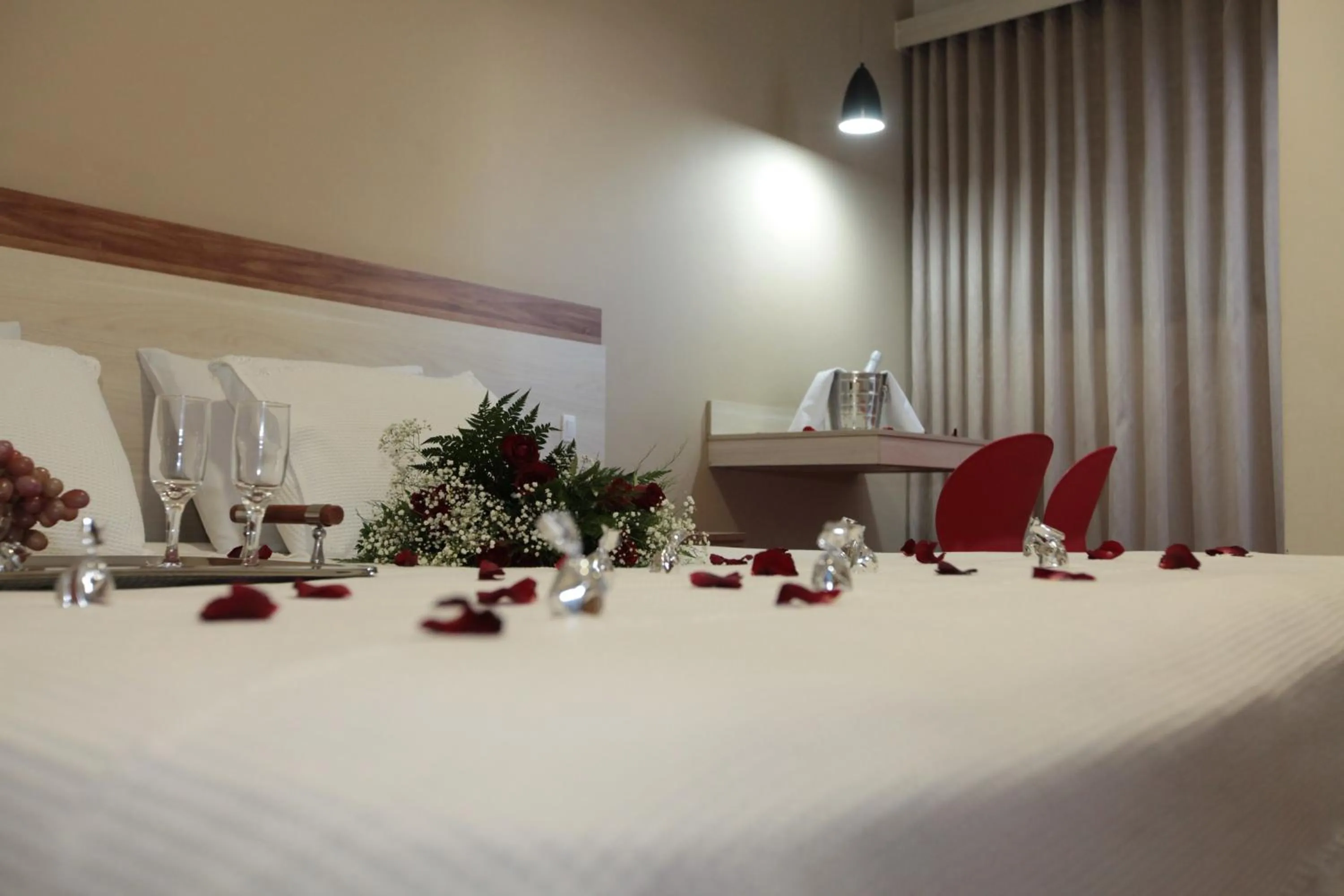 Bed in Hotel Pouso Novo