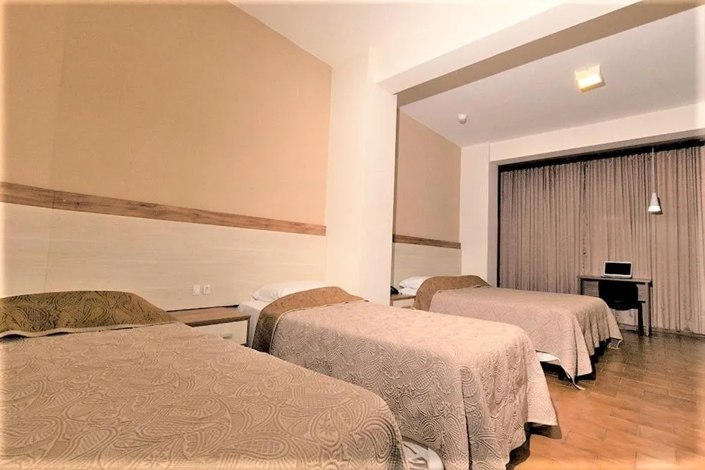 Bed in Hotel Pouso Novo