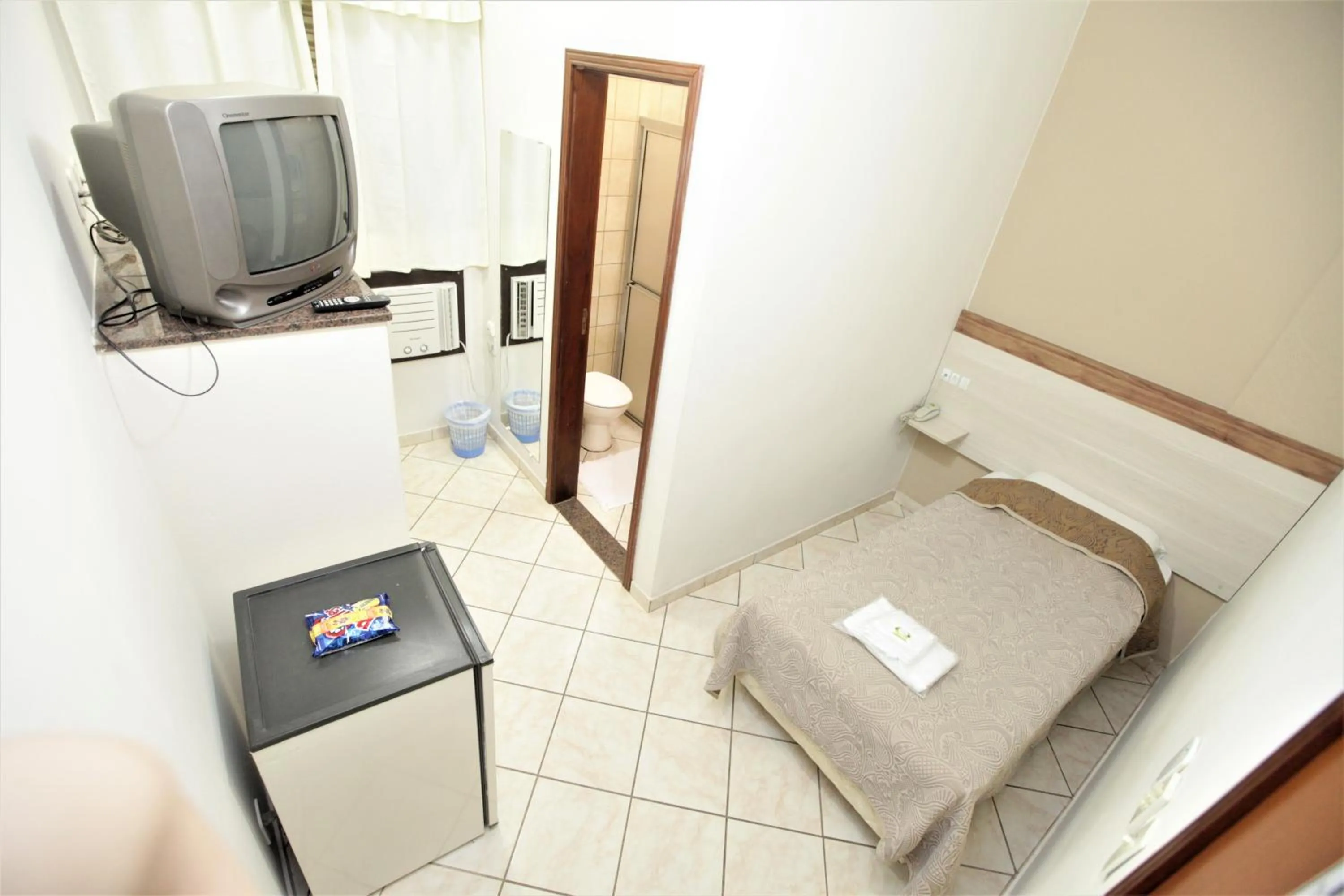 Bed in Hotel Pouso Novo