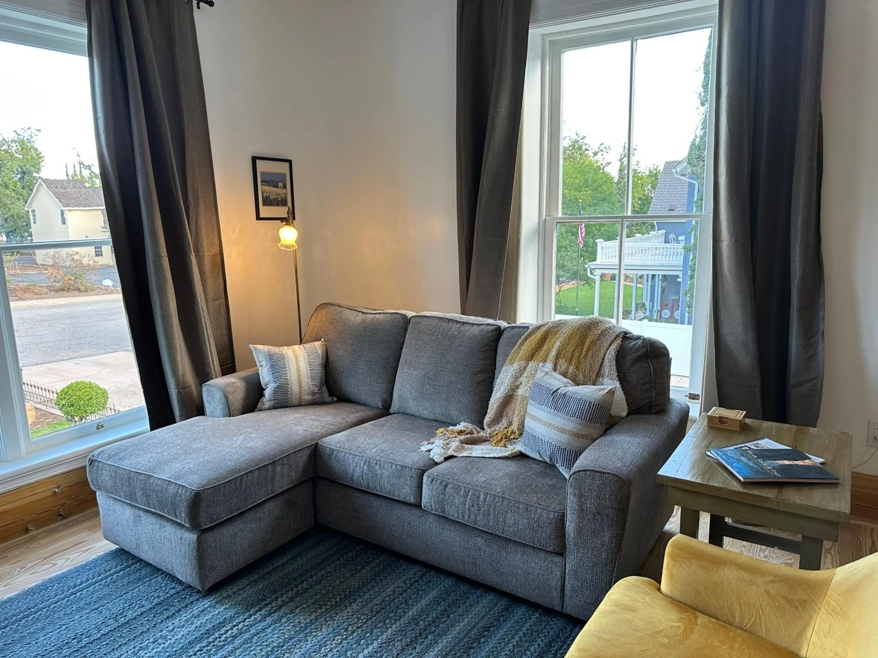 Seating area in The Cottage at 241 North