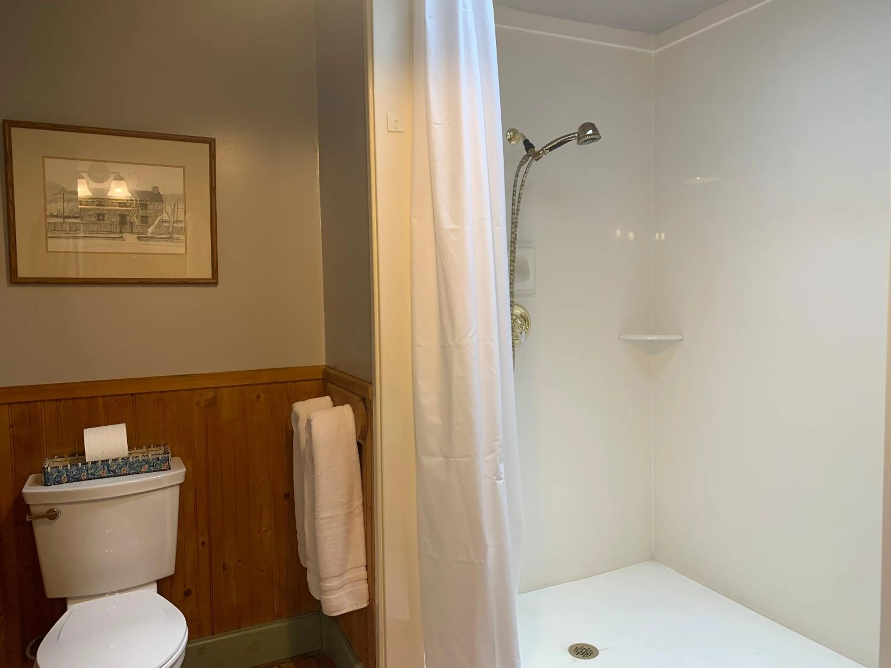 Shower in The Cottage at 241 North