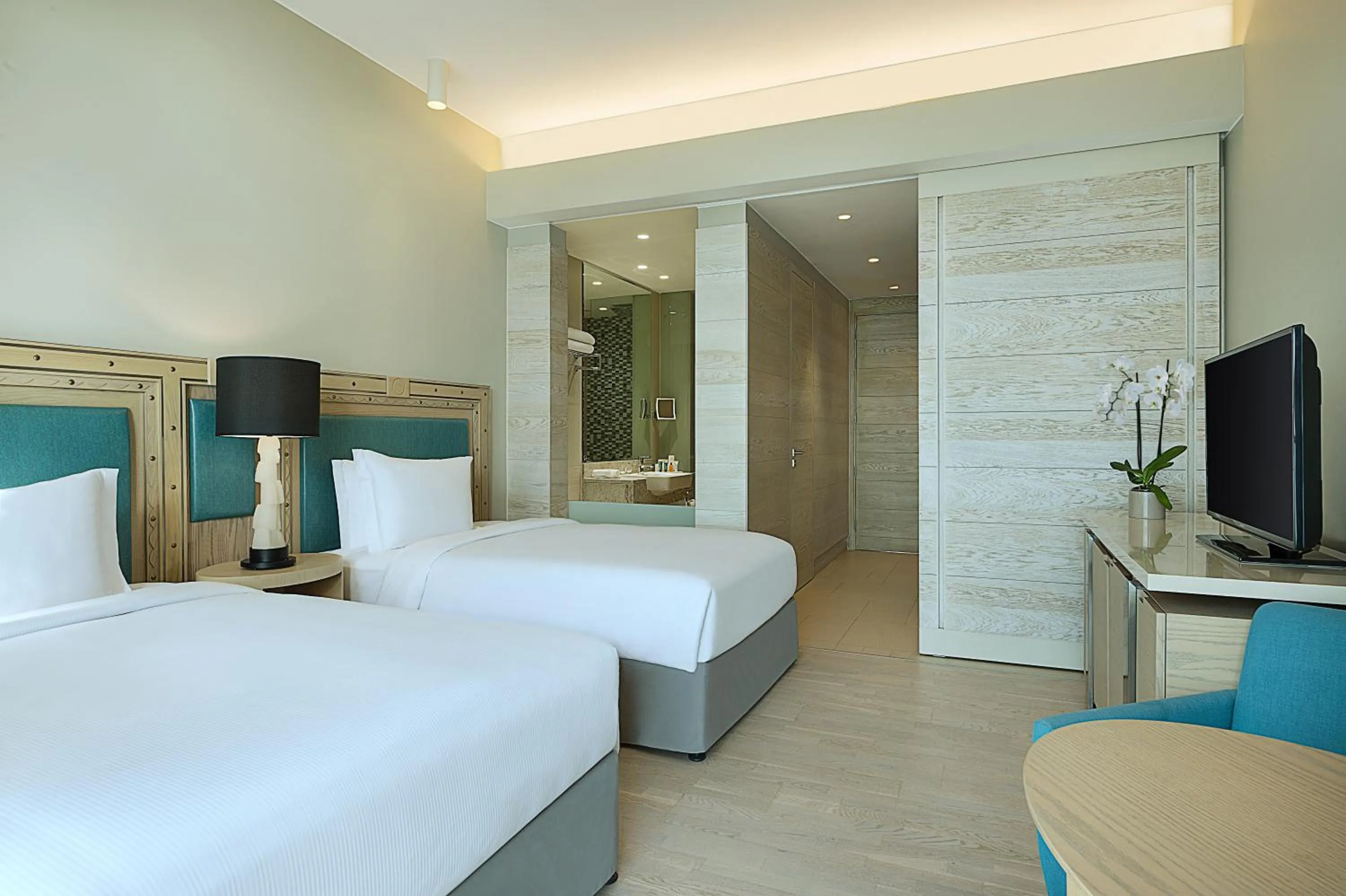 Bed in Hilton Dead Sea Resort & Spa