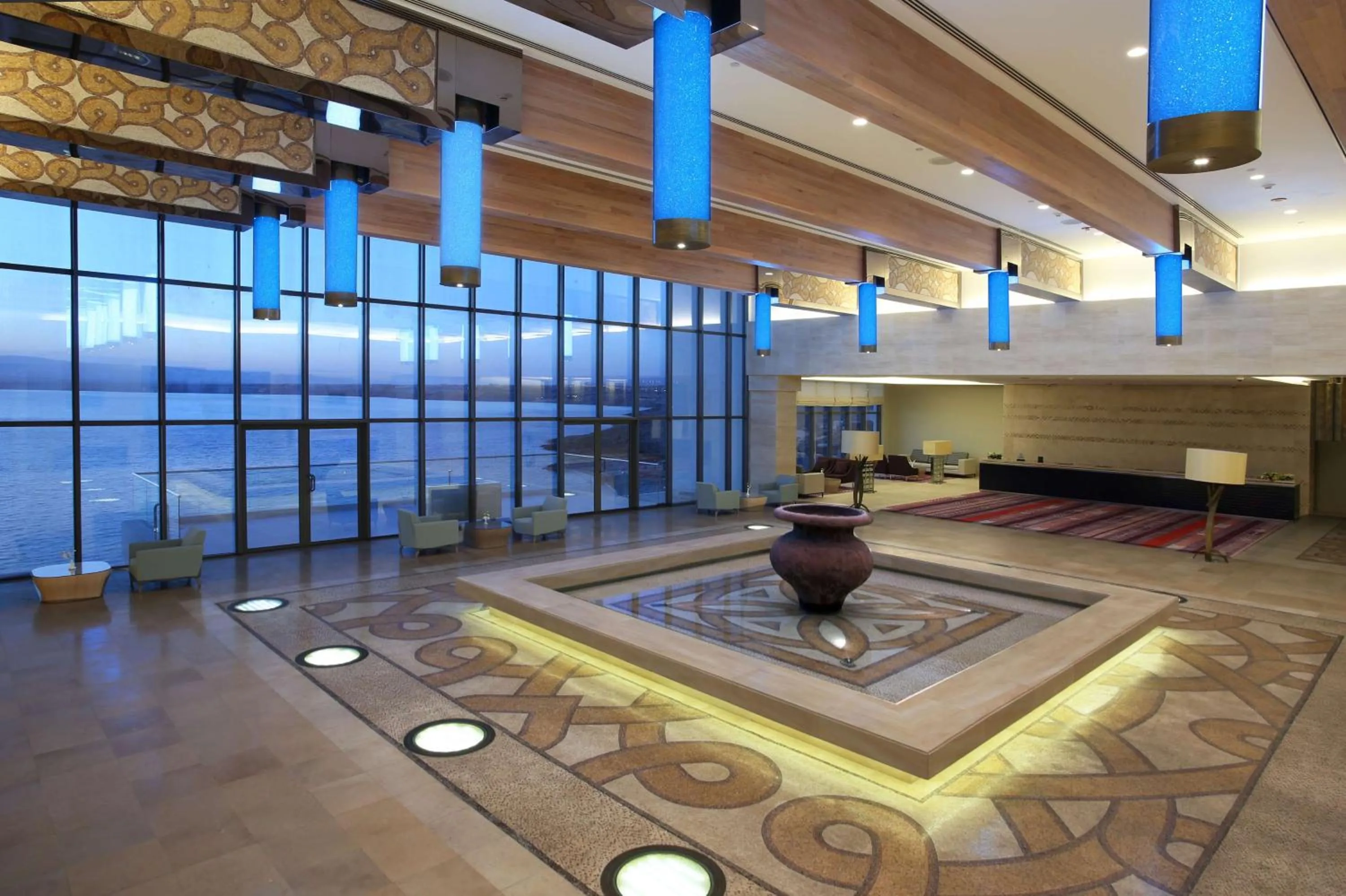 Lobby or reception in Hilton Dead Sea Resort & Spa