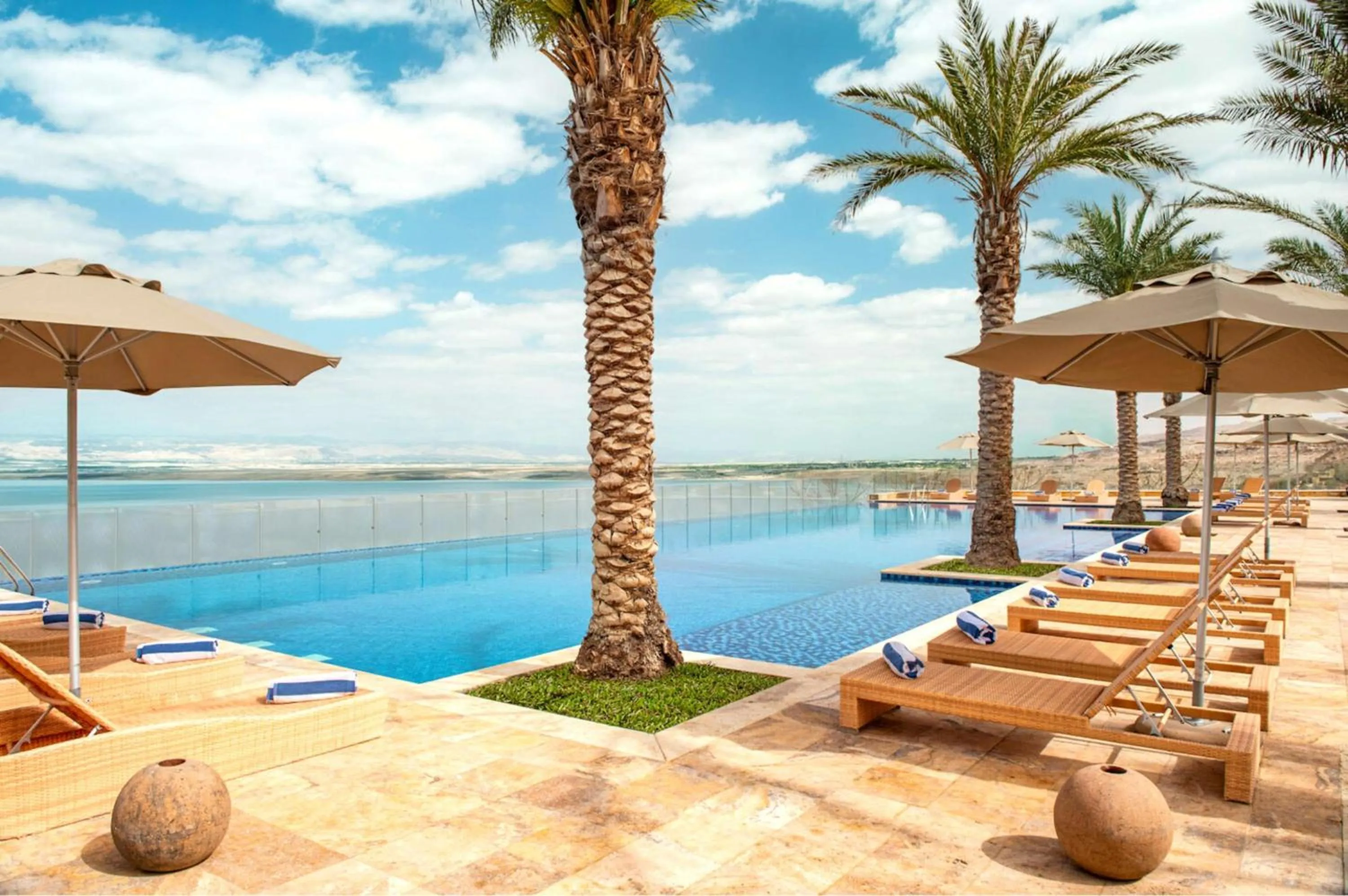 Pool view in Hilton Dead Sea Resort & Spa