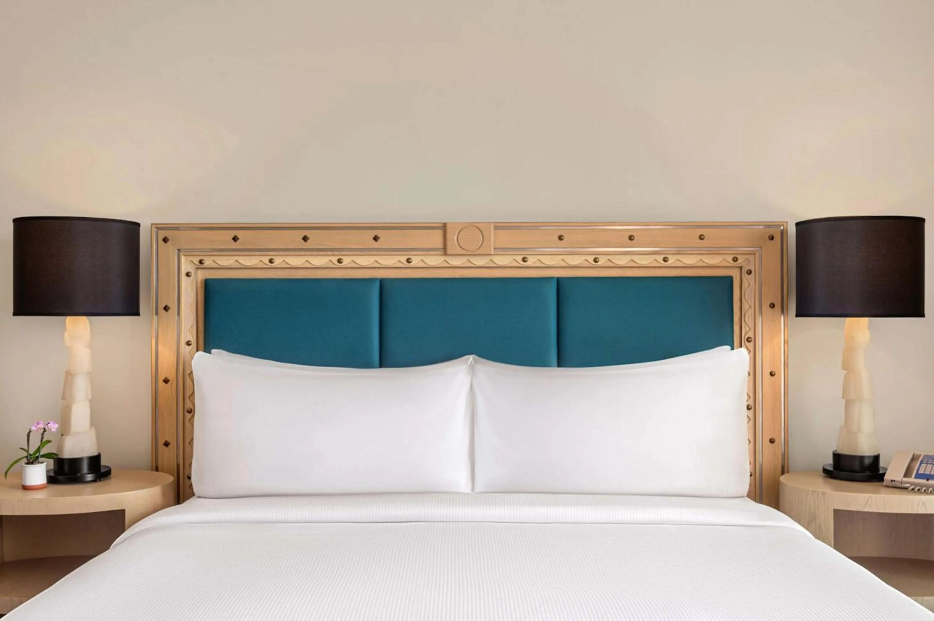 Bed in Hilton Dead Sea Resort & Spa