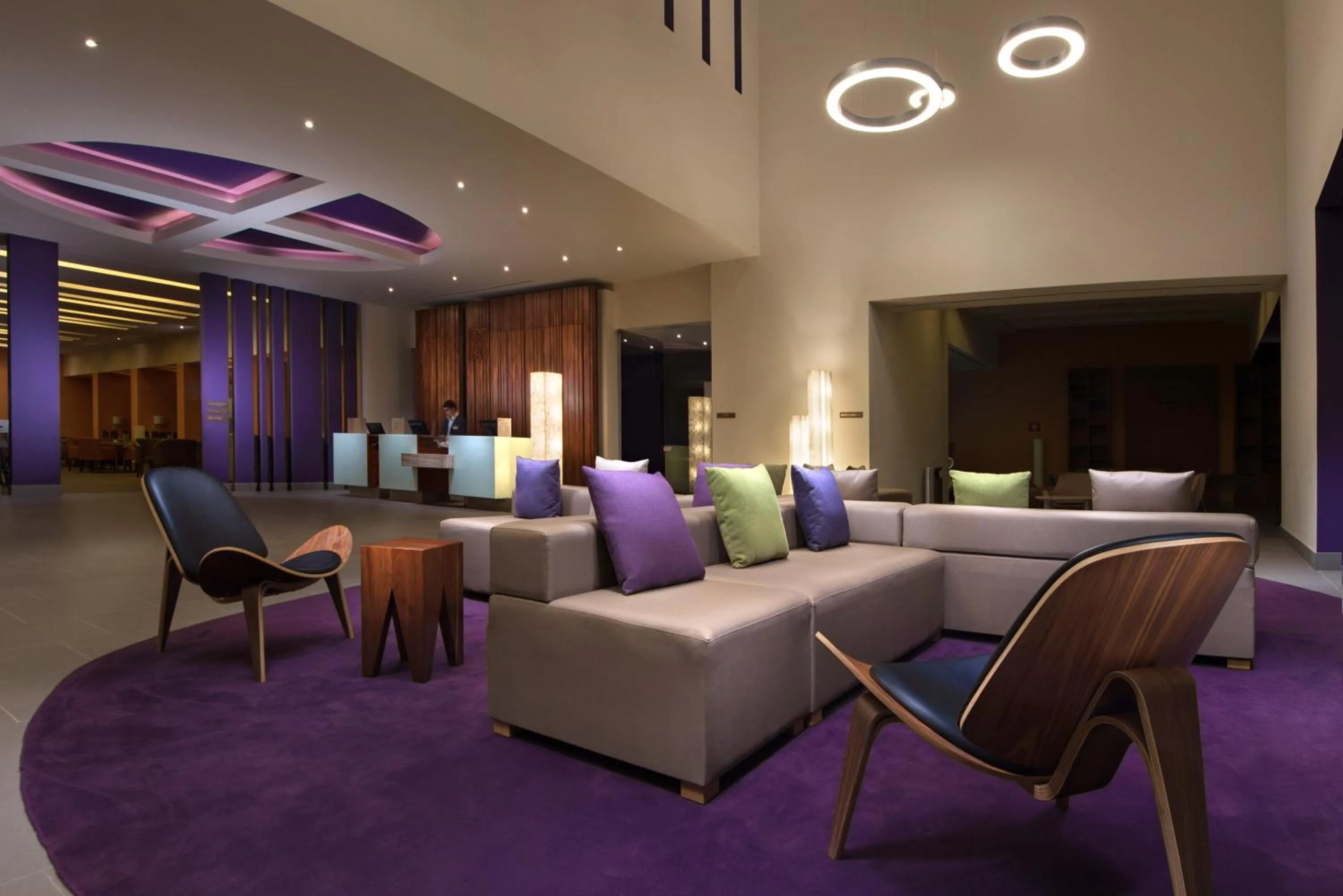 Lobby or reception in Hilton Garden Inn Monterrey Airport