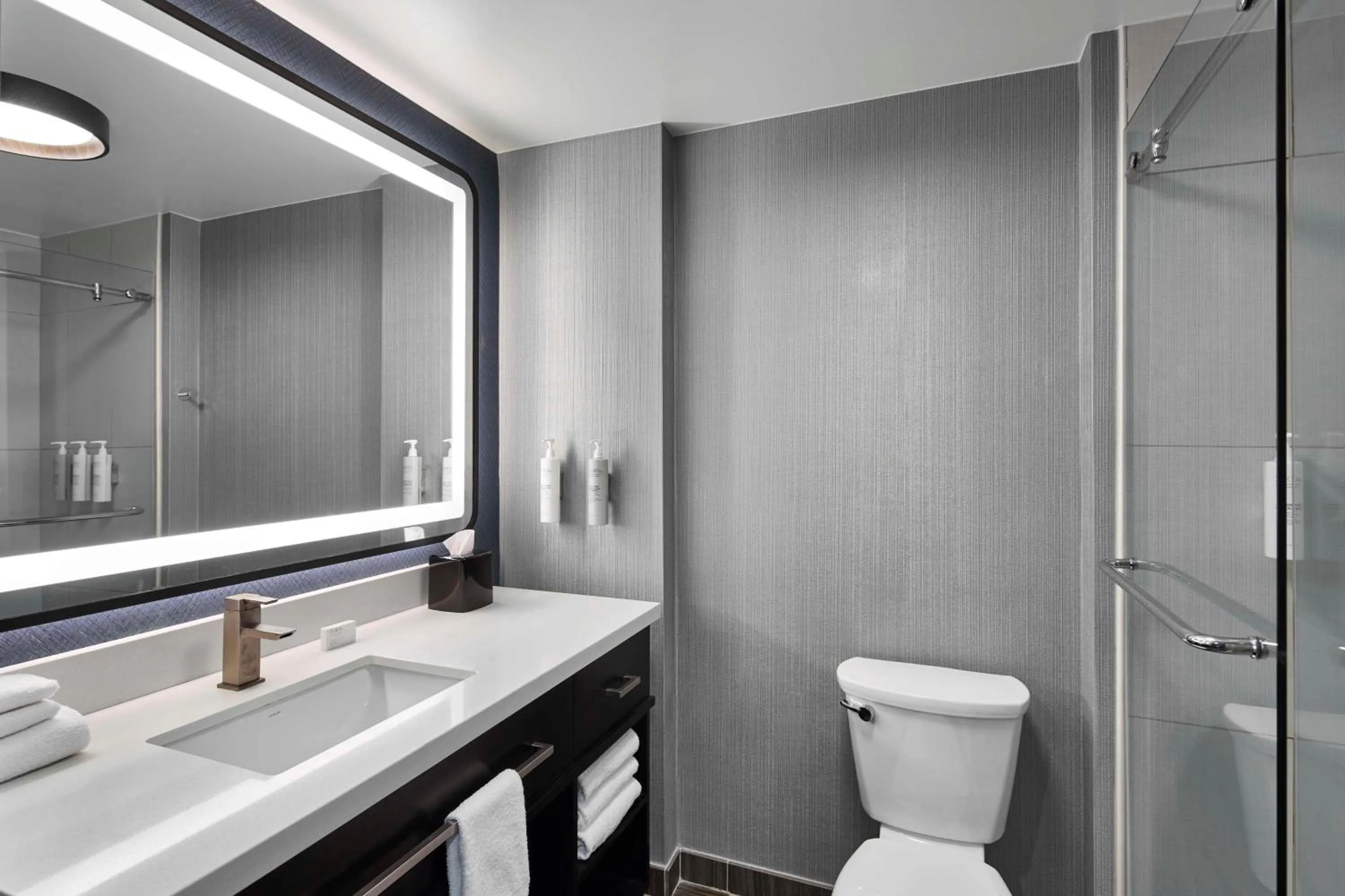 Bathroom in Homewood Suites Savannah Historic District/Riverfront