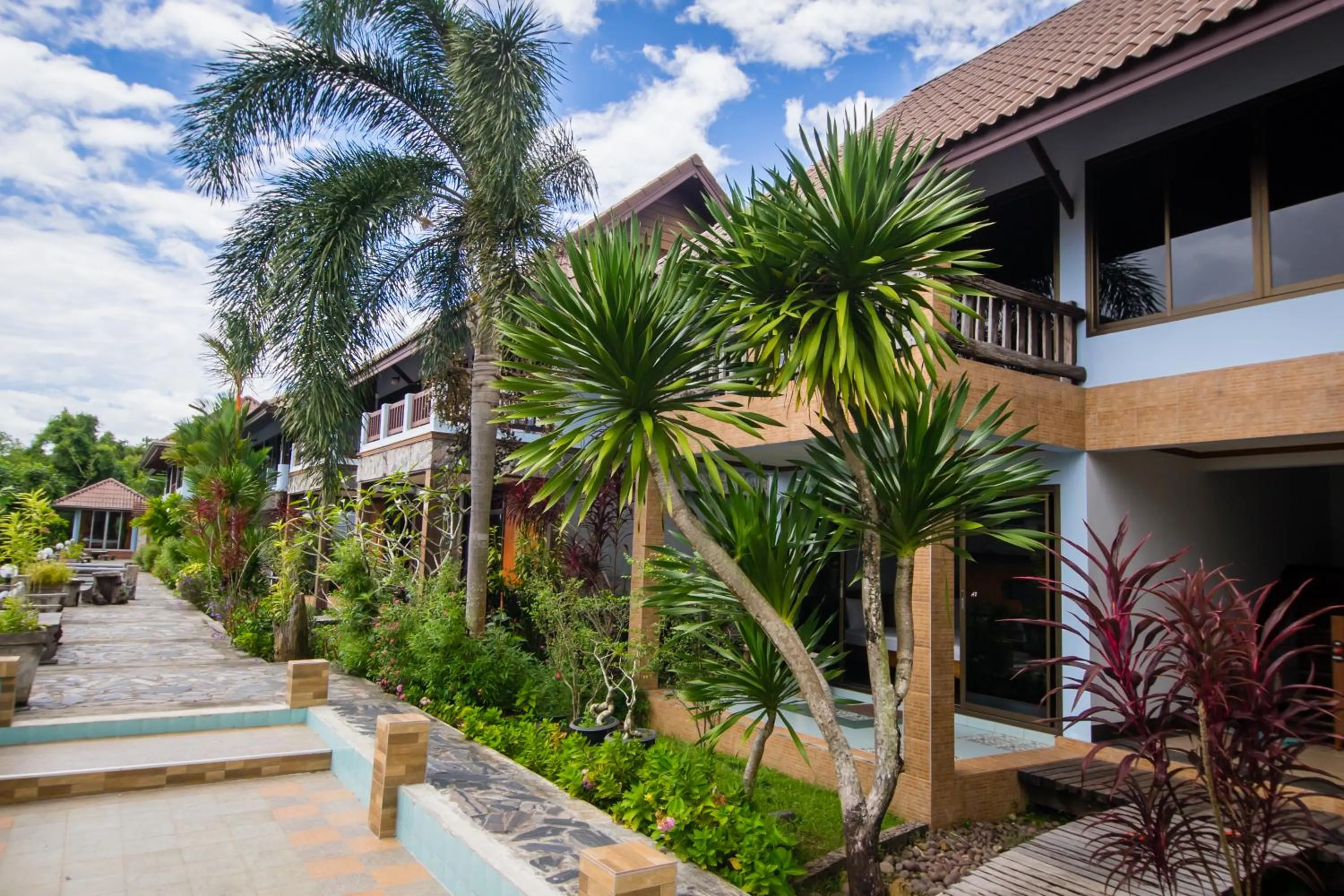 Natural landscape in BaanRimNam Resort Trat