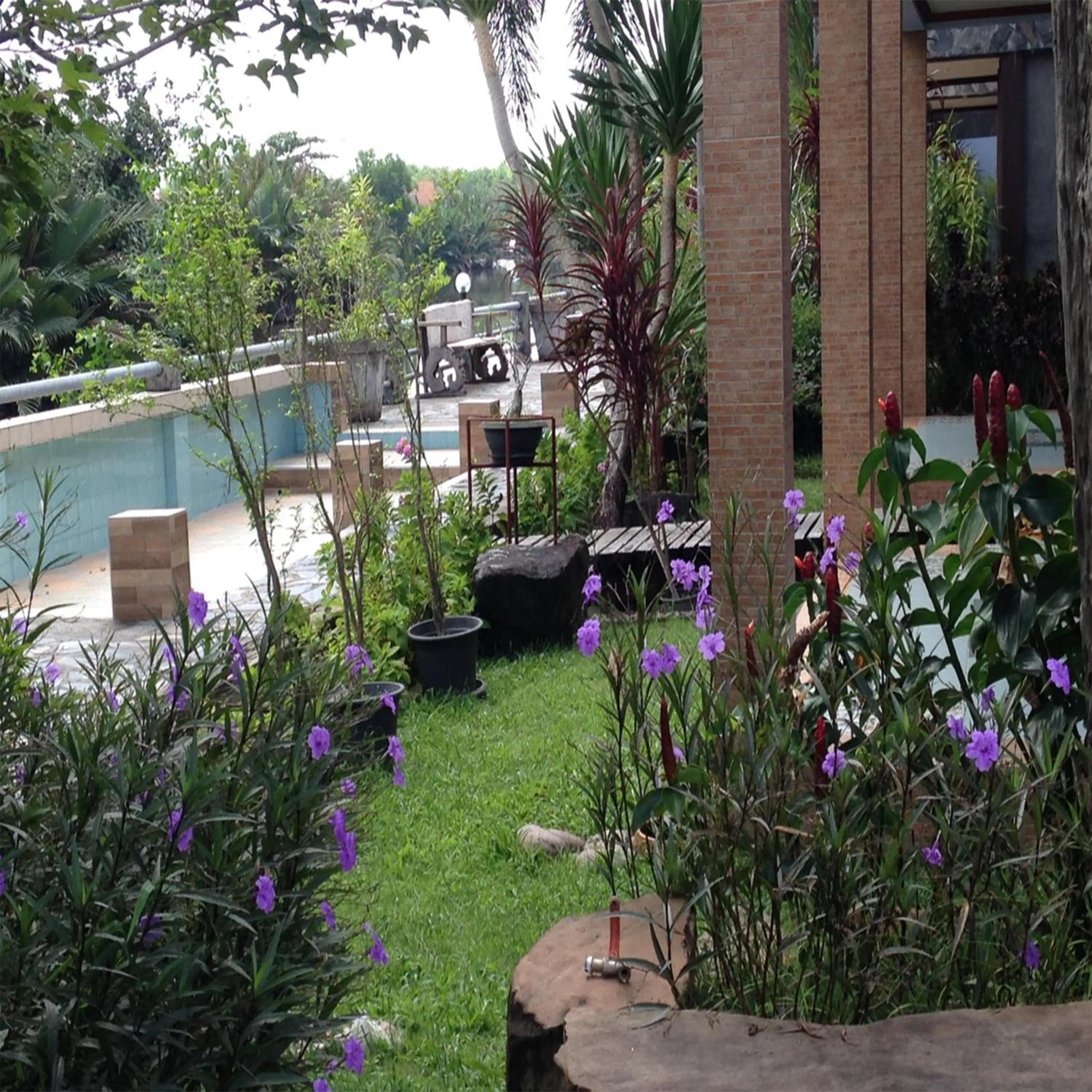 Natural landscape in BaanRimNam Resort Trat