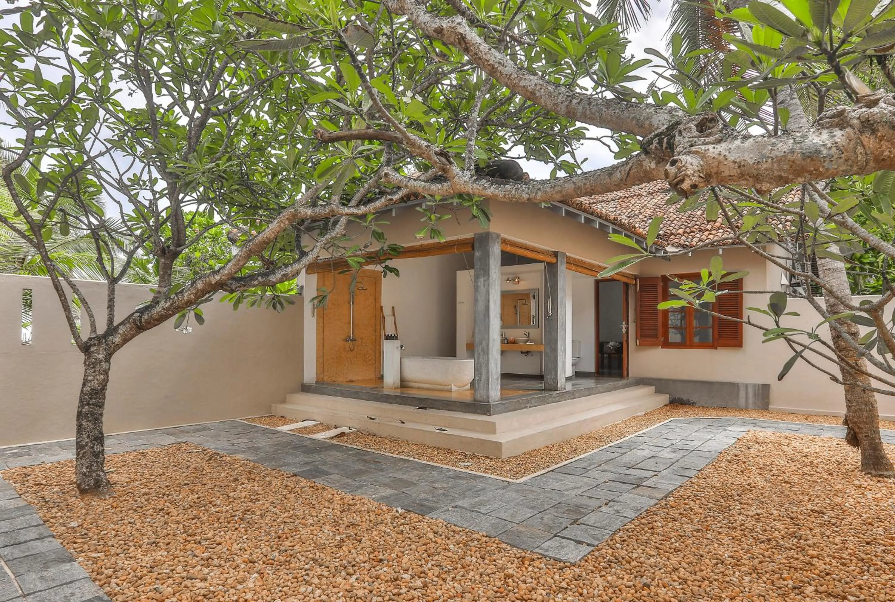 Open Air Bath in The Frangipani Tree by Edwards Collection - Thalpe