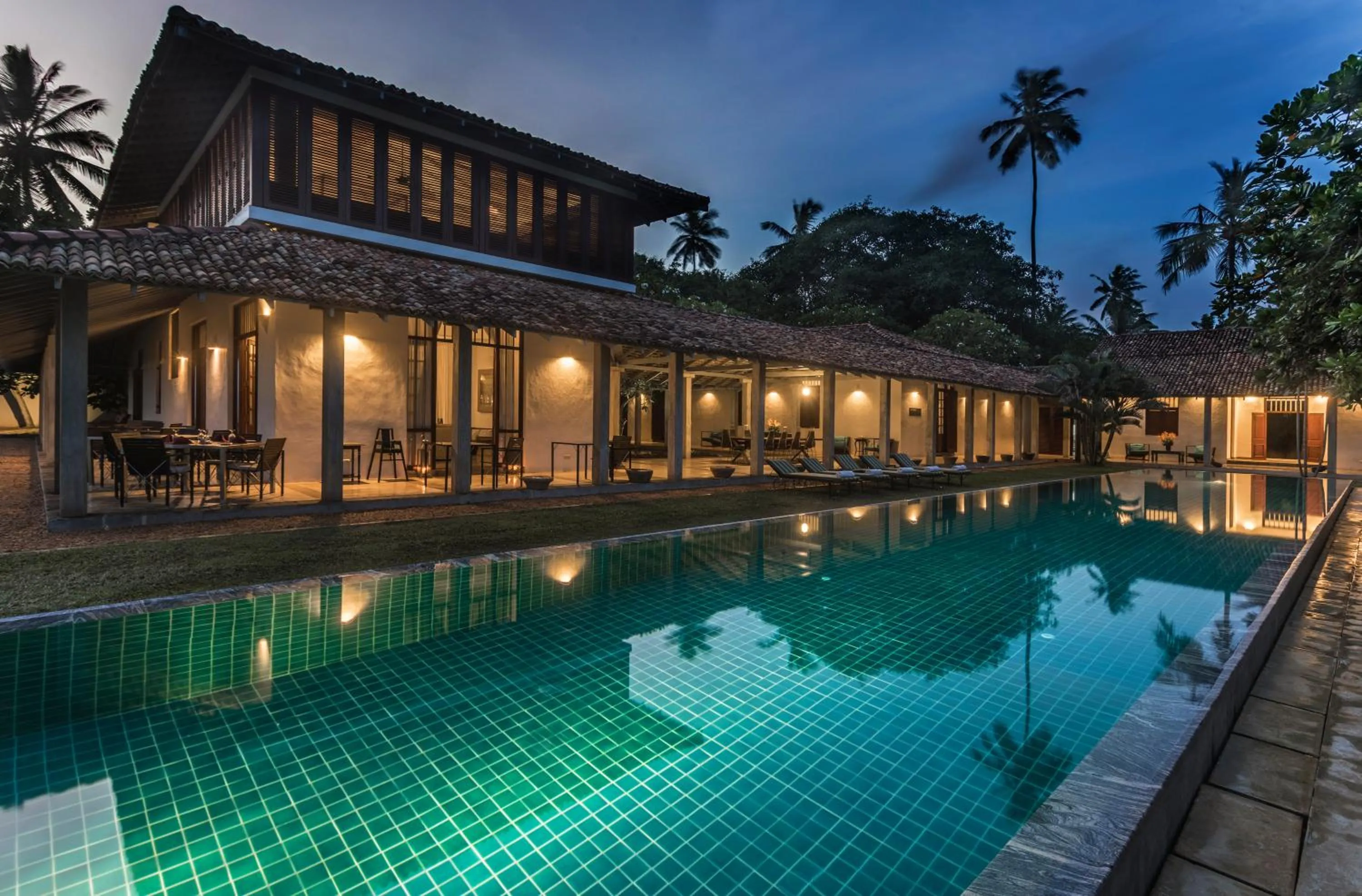 Swimming pool in The Frangipani Tree by Edwards Collection - Thalpe