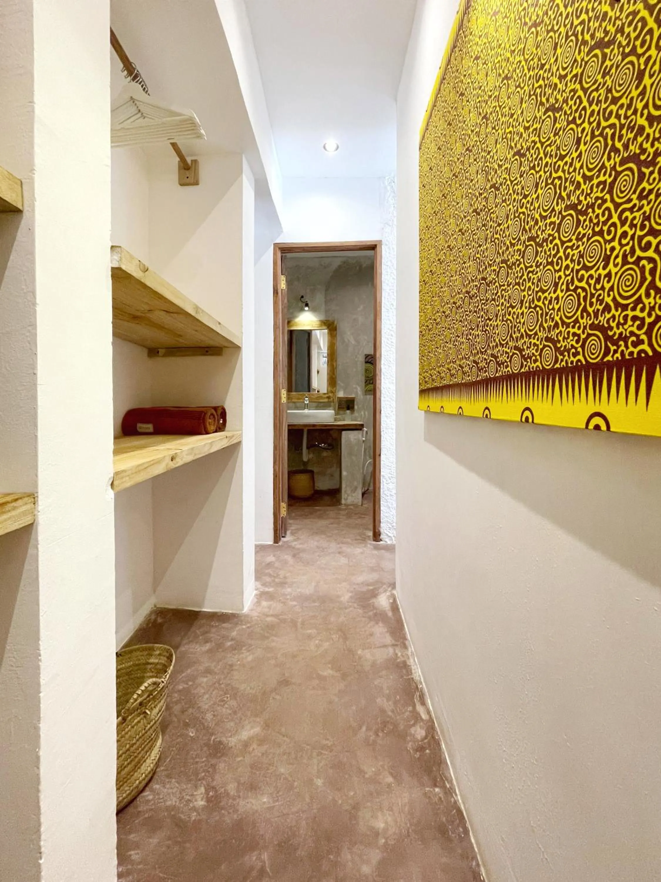 wardrobe in Mwezi Boutique Resort