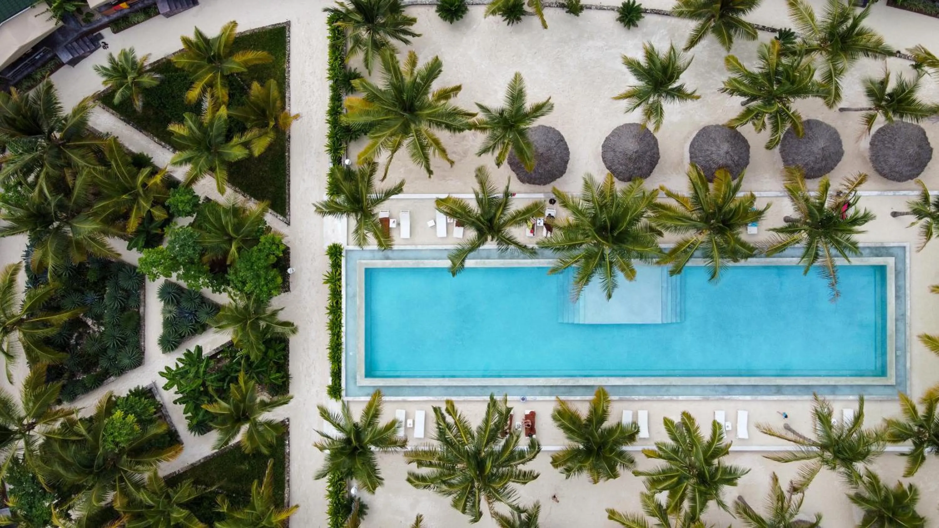 Swimming pool in Mwezi Boutique Resort