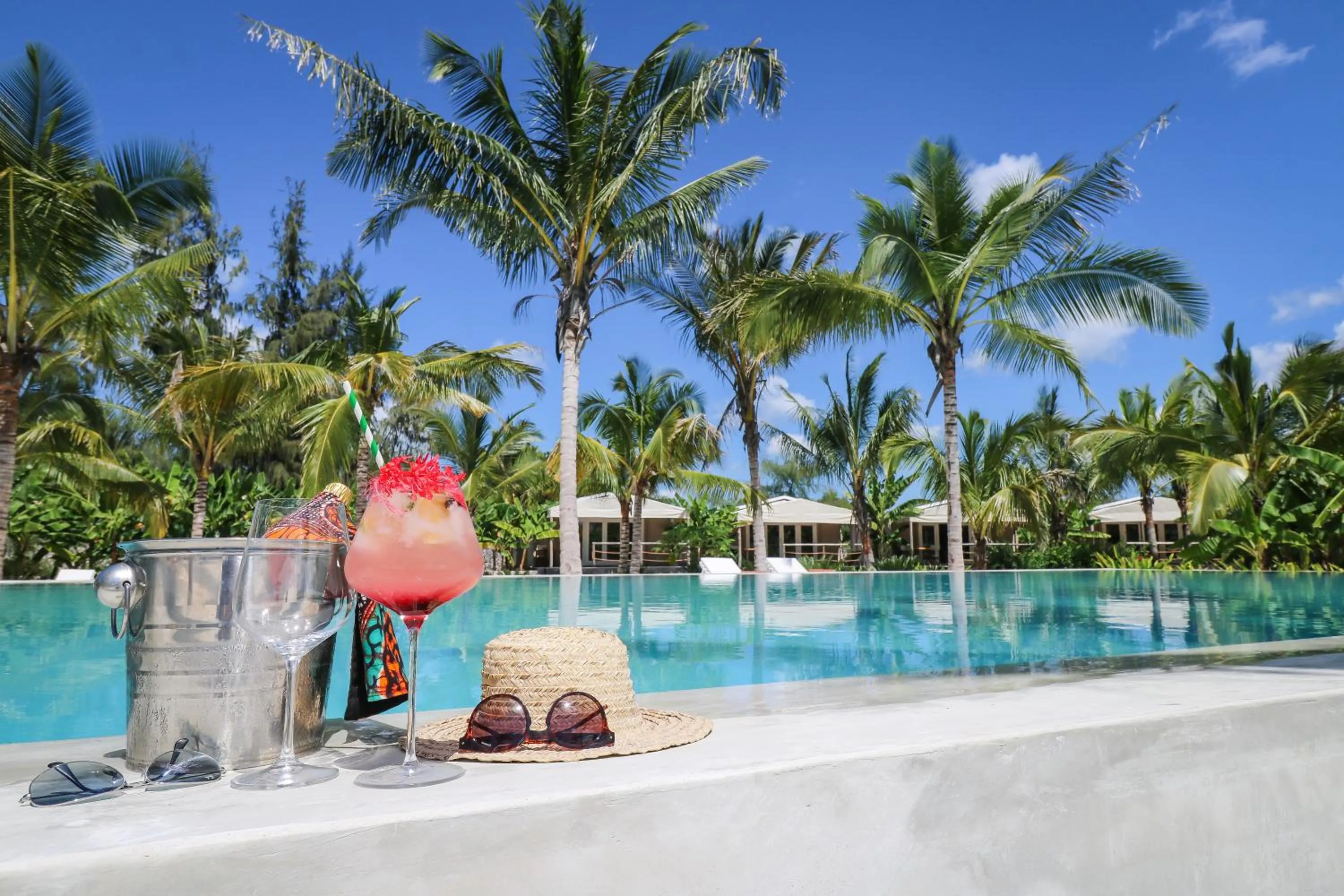 Swimming pool in Mwezi Boutique Resort