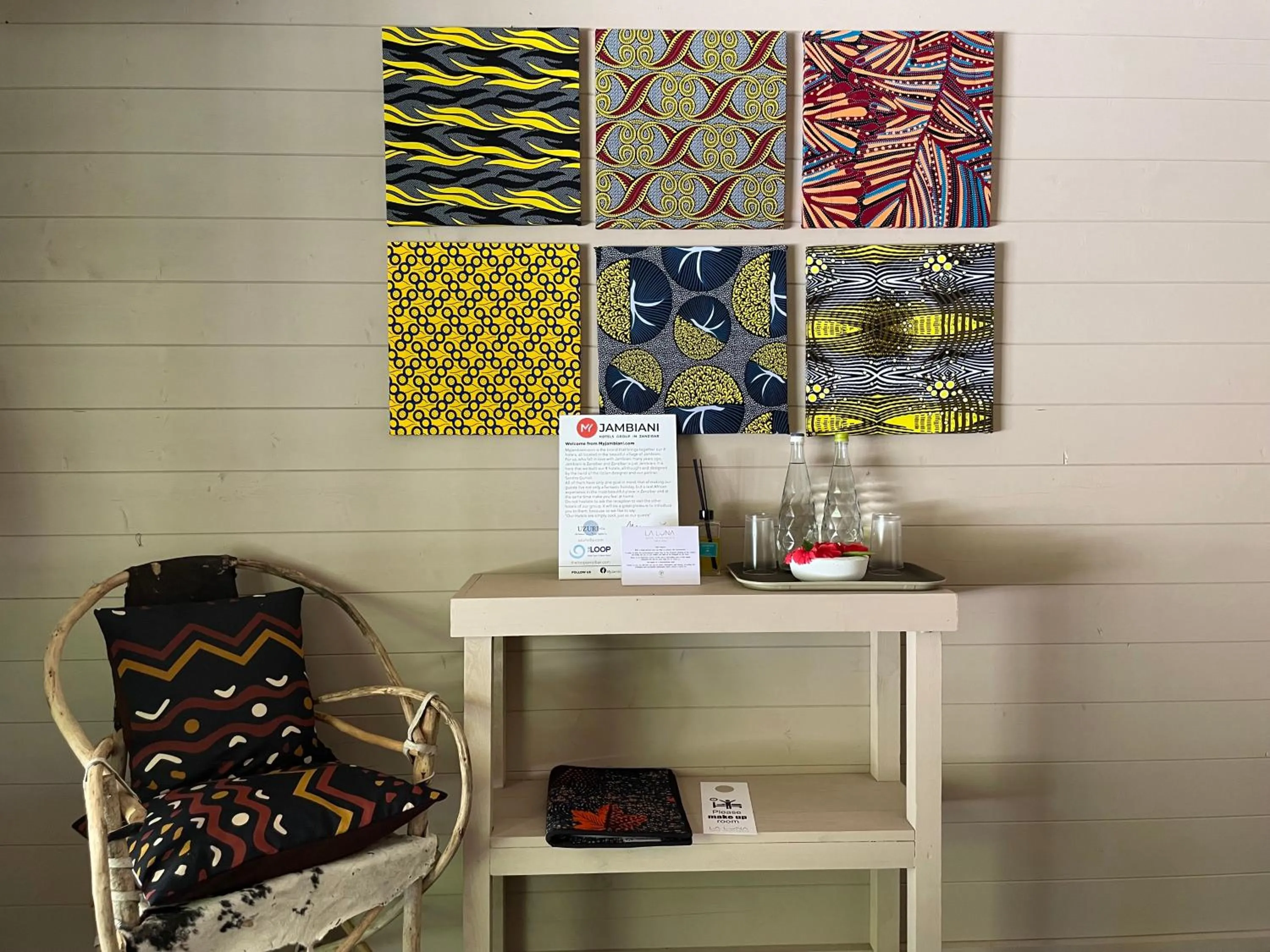 Decorative detail in Mwezi Boutique Resort