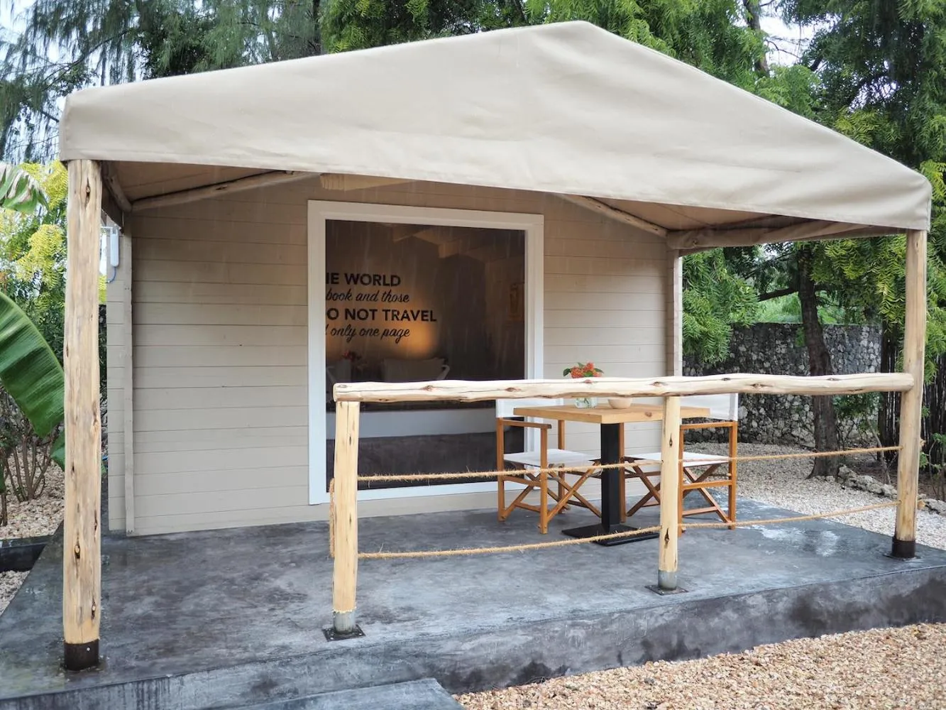 Patio in Mwezi Boutique Resort