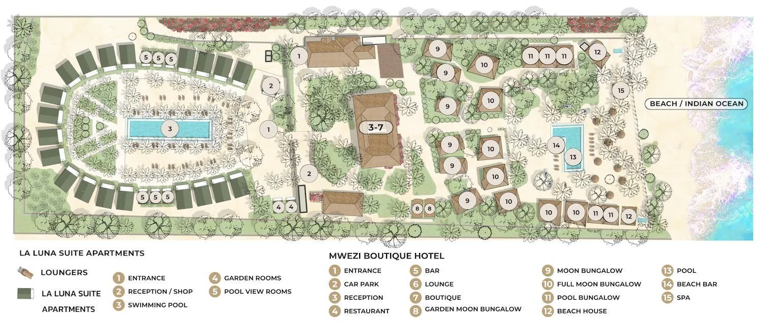 Landmark view in Mwezi Boutique Resort