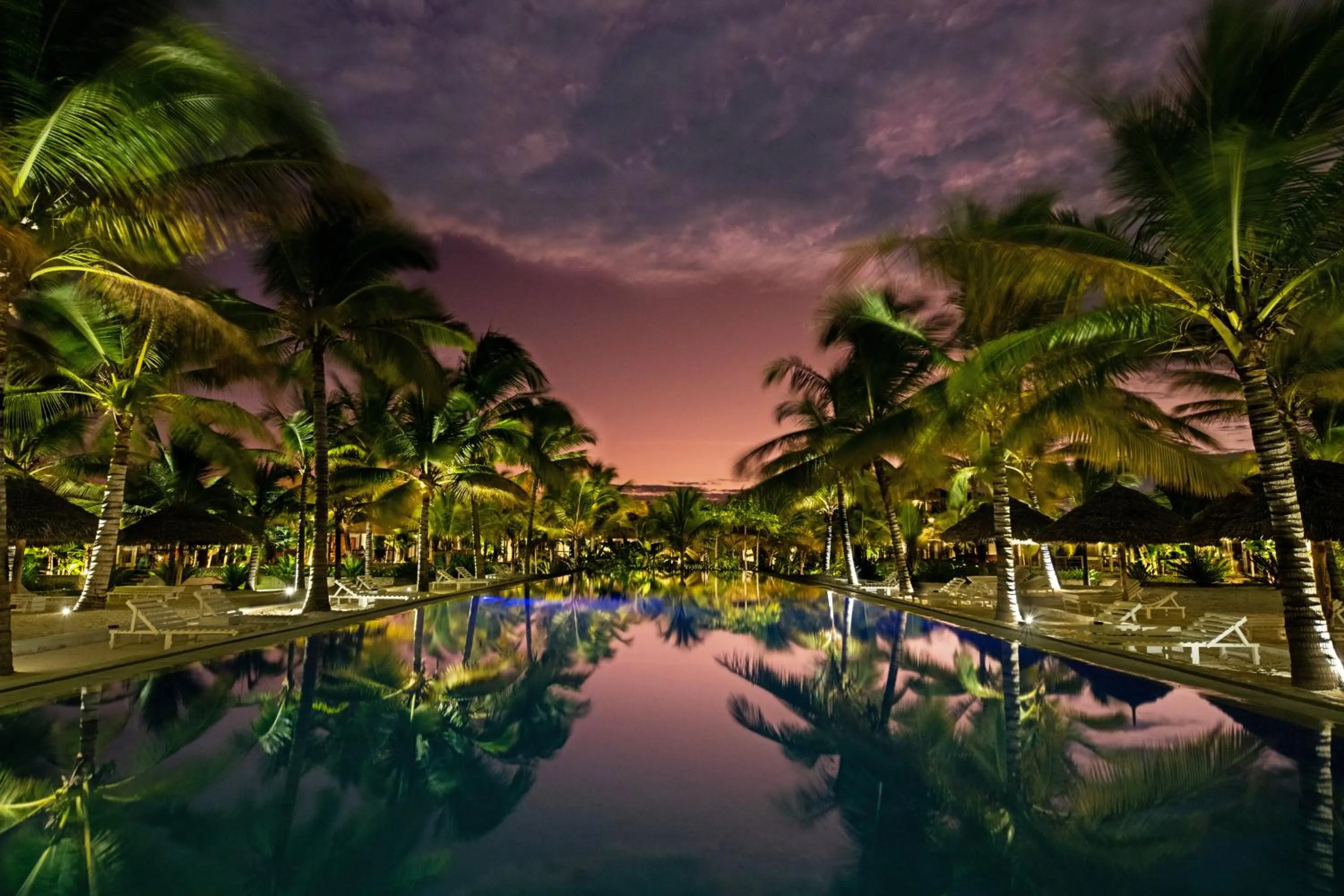 Swimming pool in Mwezi Boutique Resort