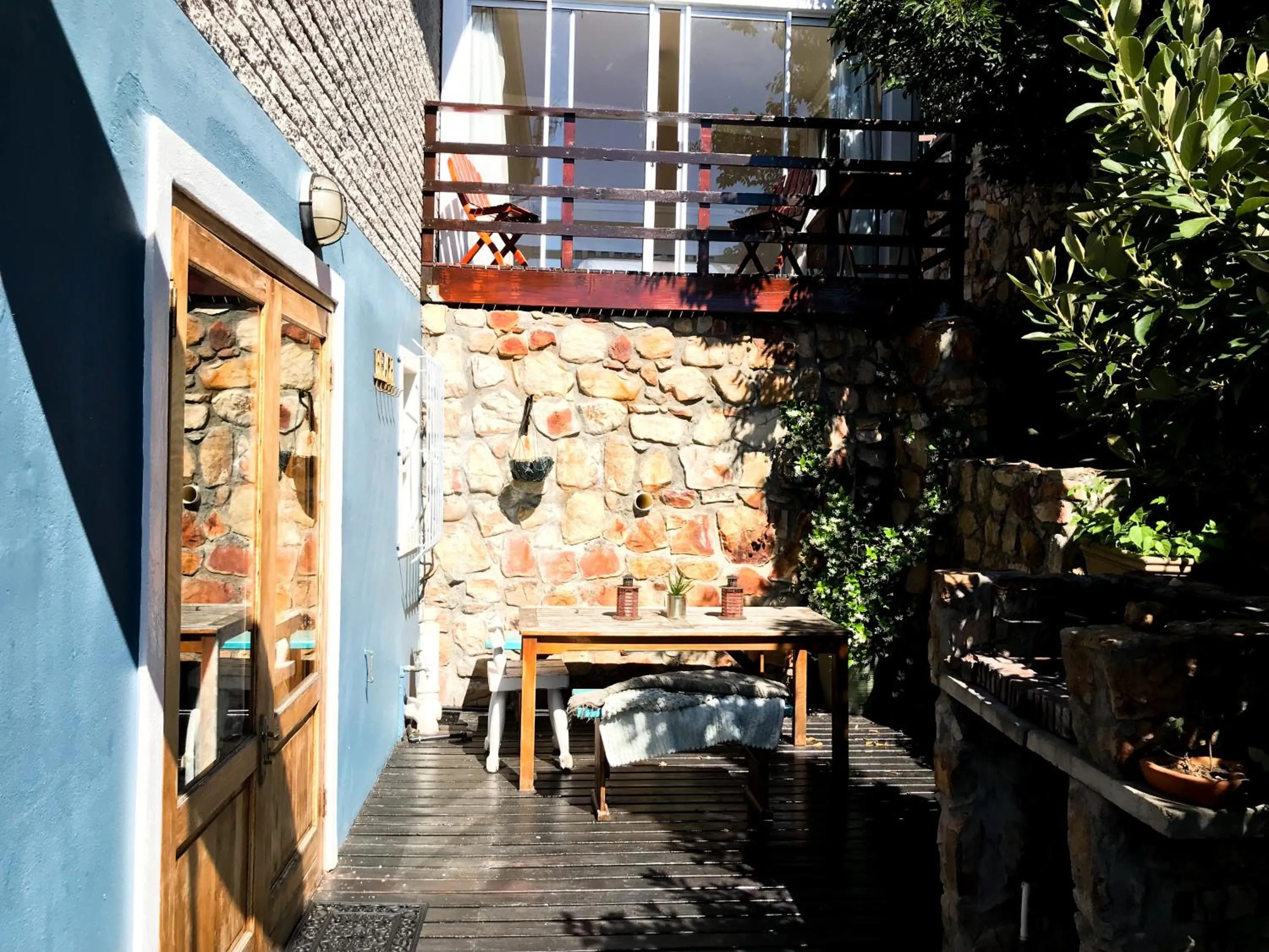 Patio in Bluebottle Guesthouse