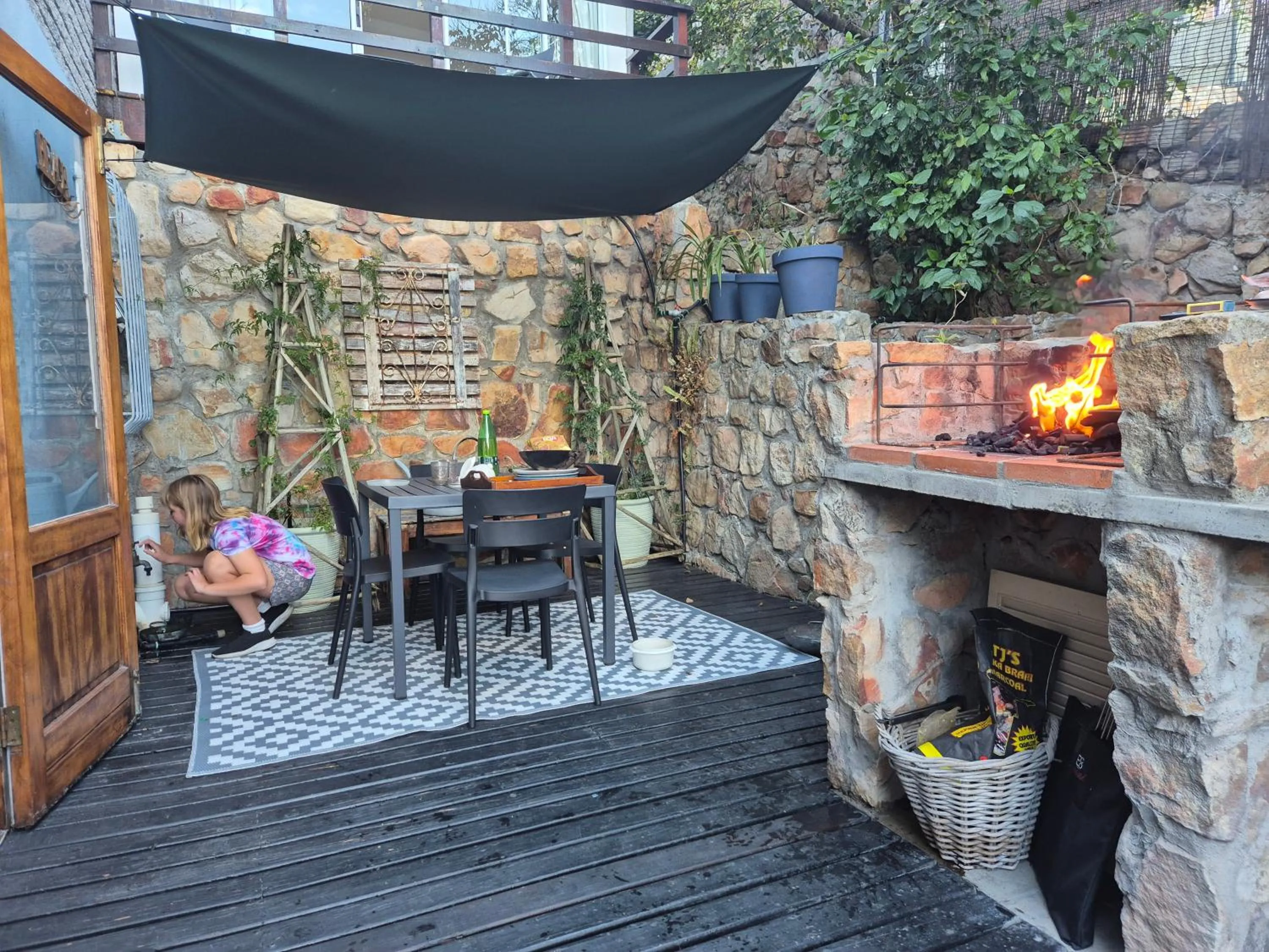 Patio in Bluebottle Guesthouse