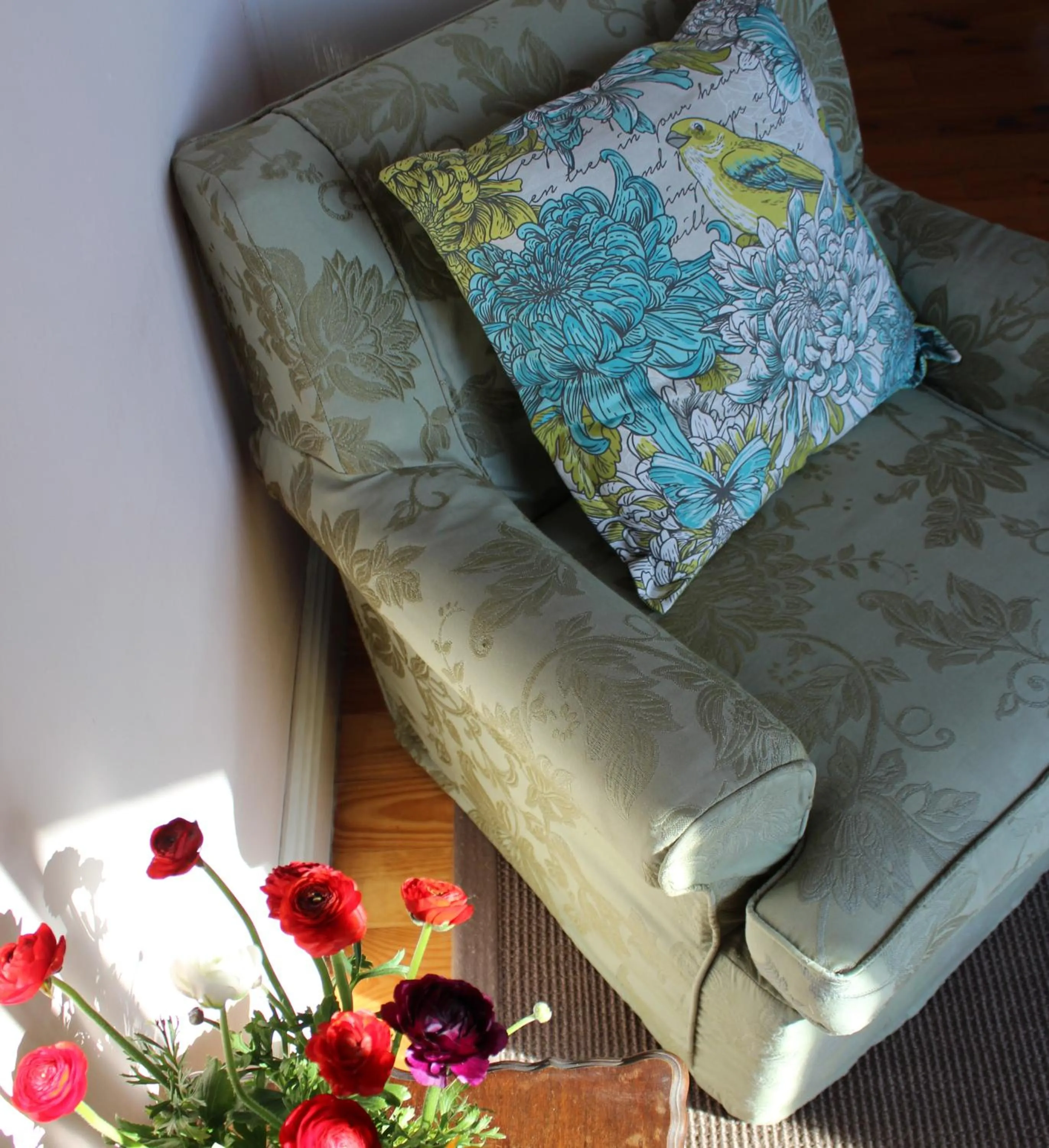 Seating area in Bluebottle Guesthouse
