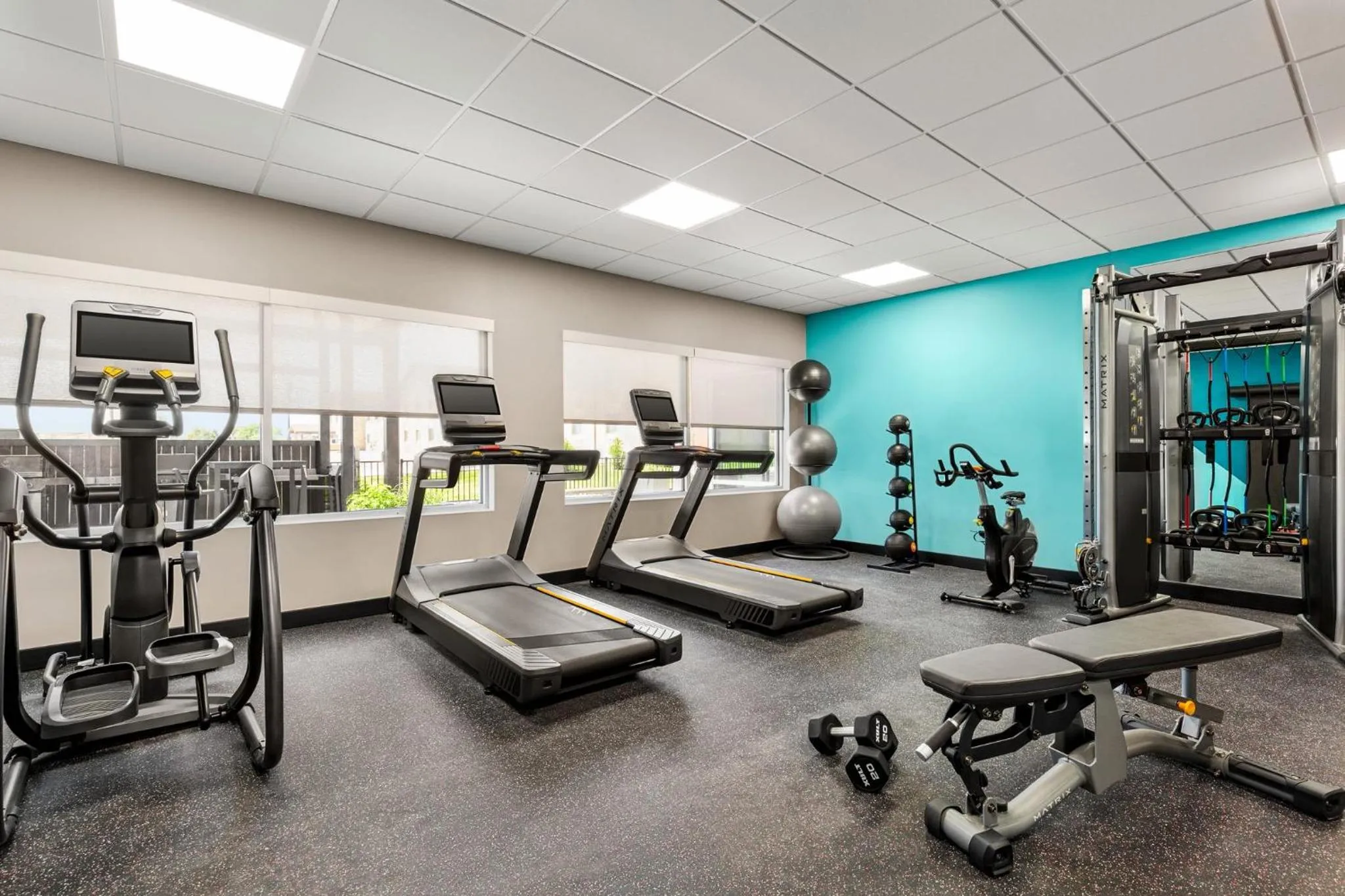 Fitness centre/facilities in avid hotel Bellefonte by IHG