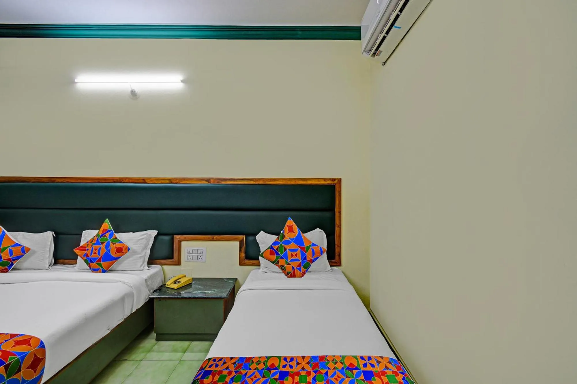 Bed in FabHotel Ranjit Residency