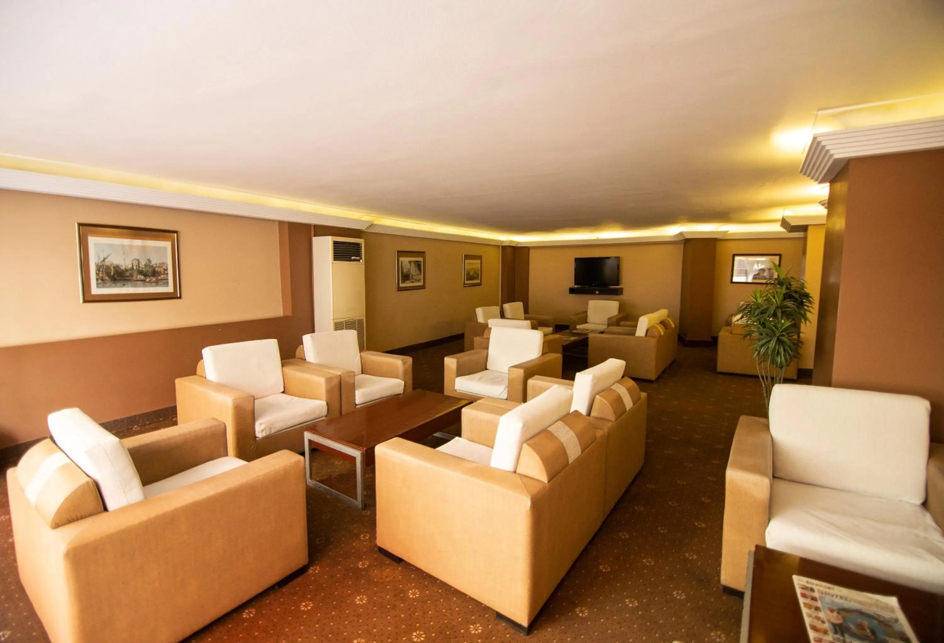 Seating area in Sahinler Hotel