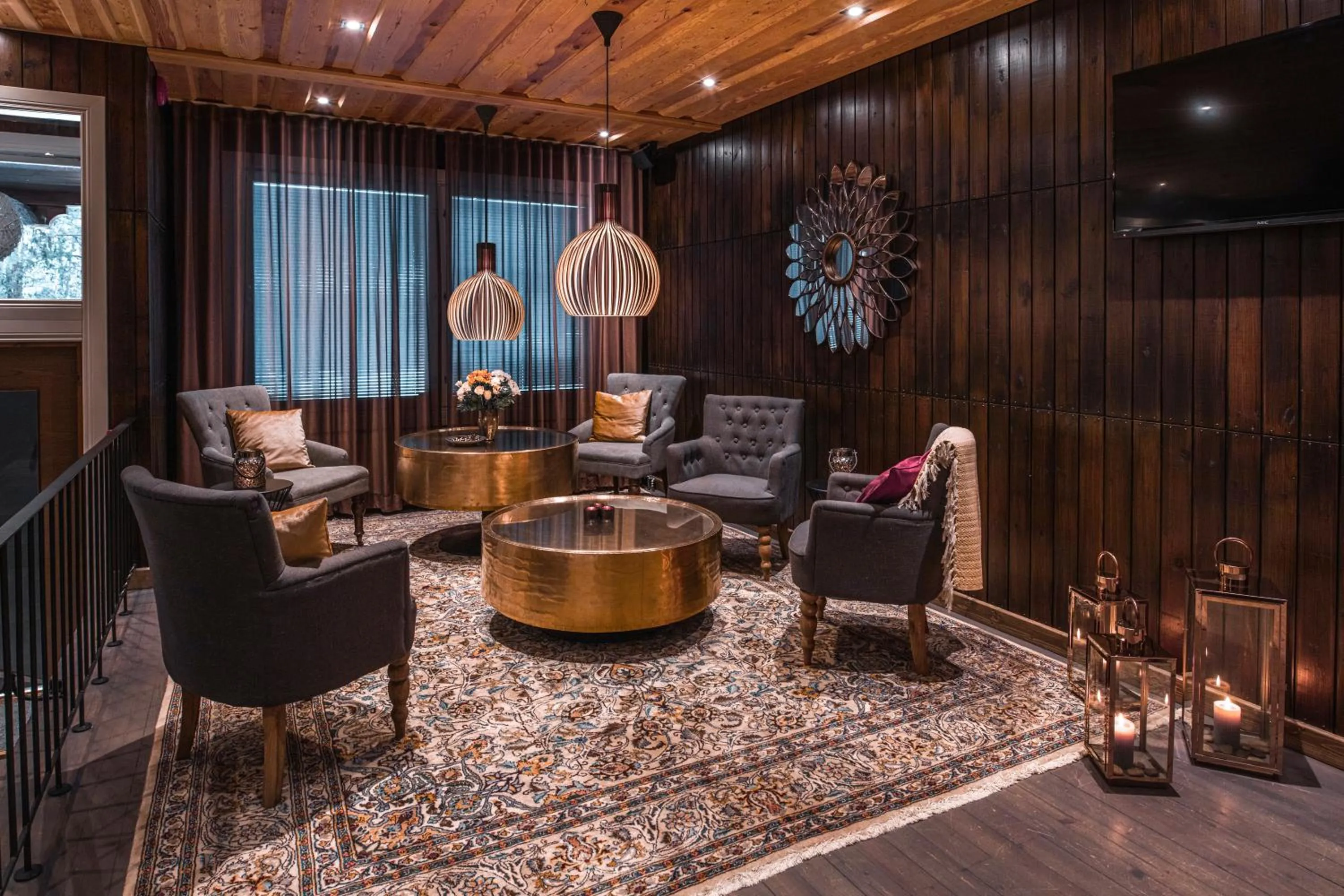 Lobby or reception in Beana Laponia - Wilderness boutique hotel with safaris