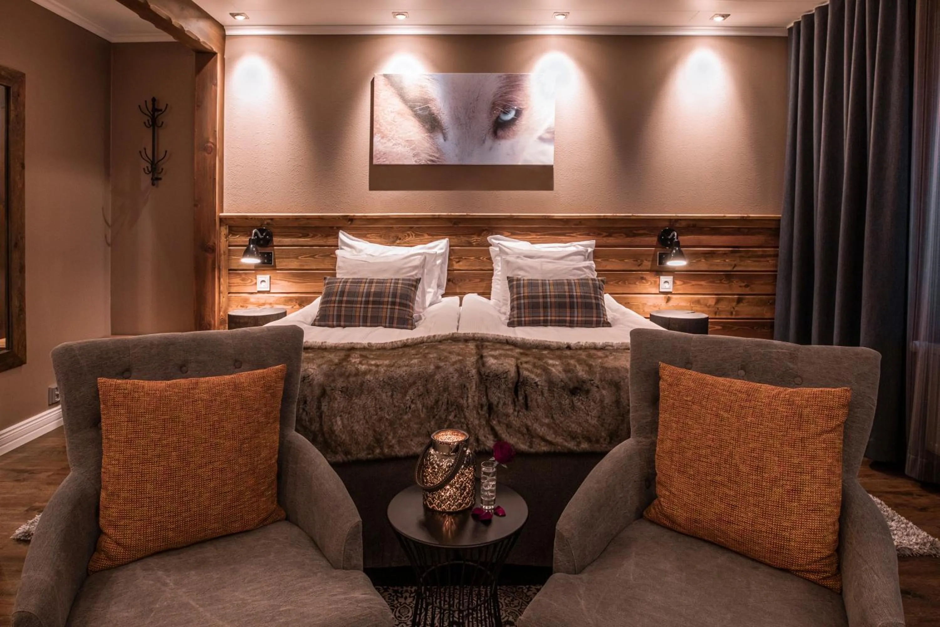 Photo of the whole room, Bed in Beana Laponia - Wilderness boutique hotel with safaris