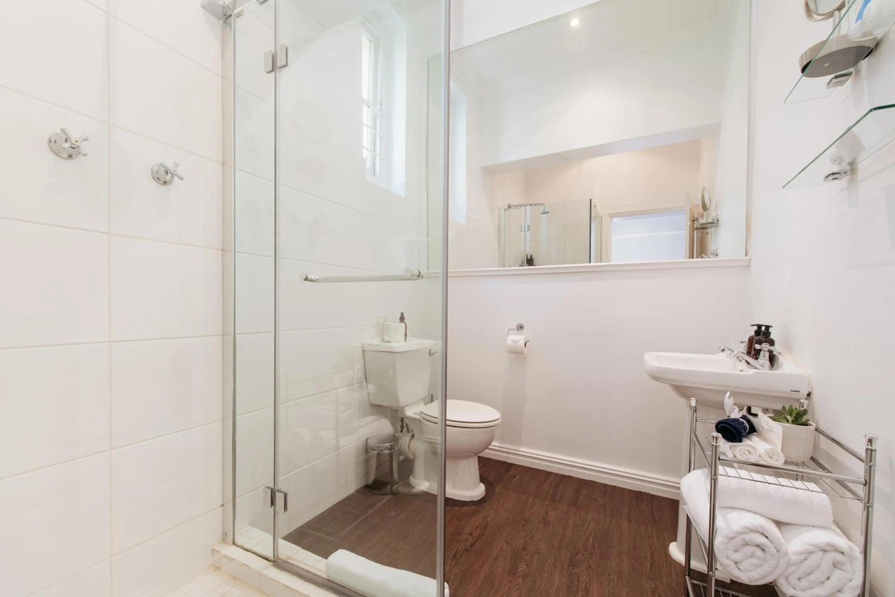 Shower in River Manor Boutique Hotel by The Living Journey Collection