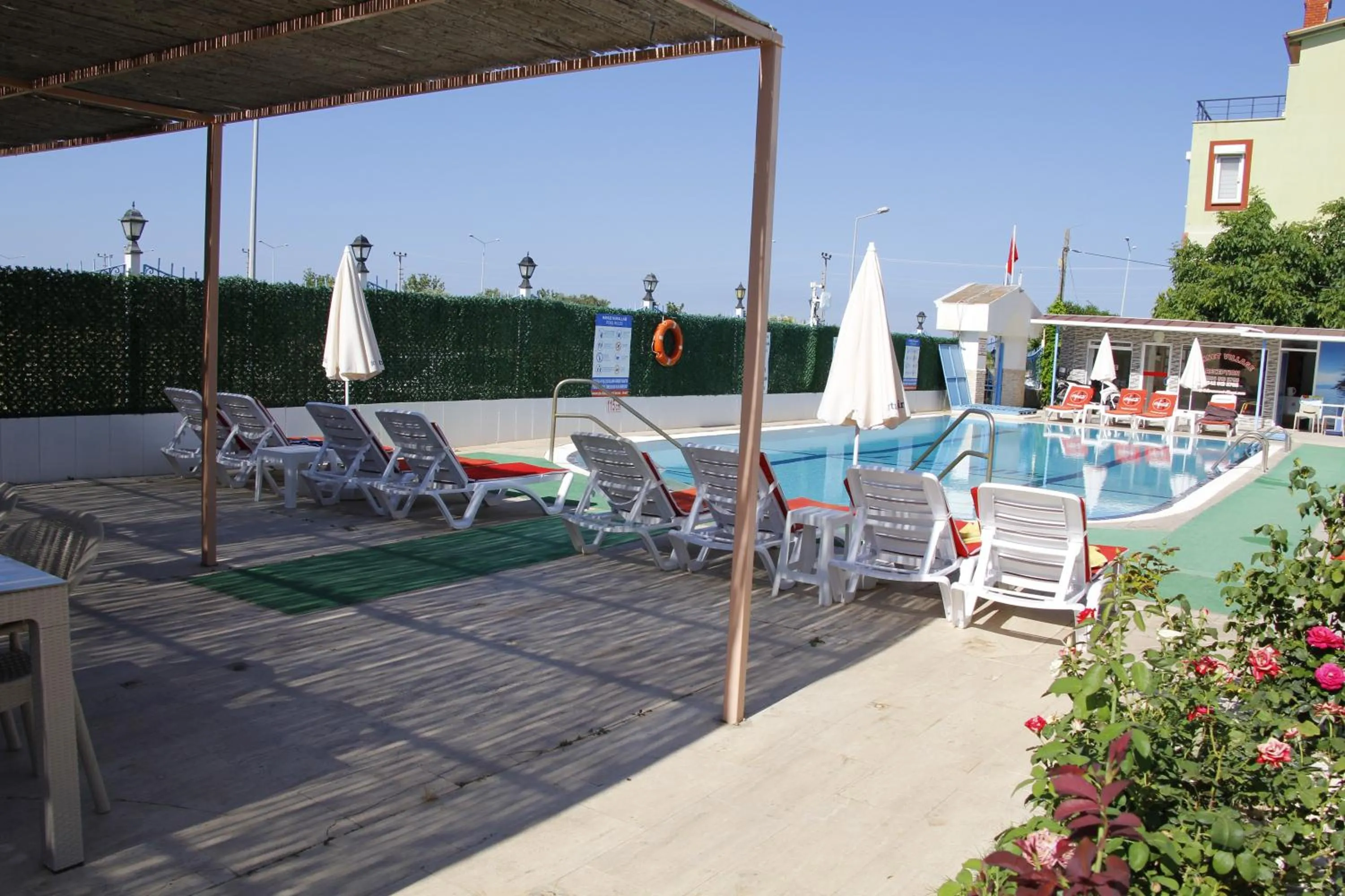 Pool view in Sunset Village