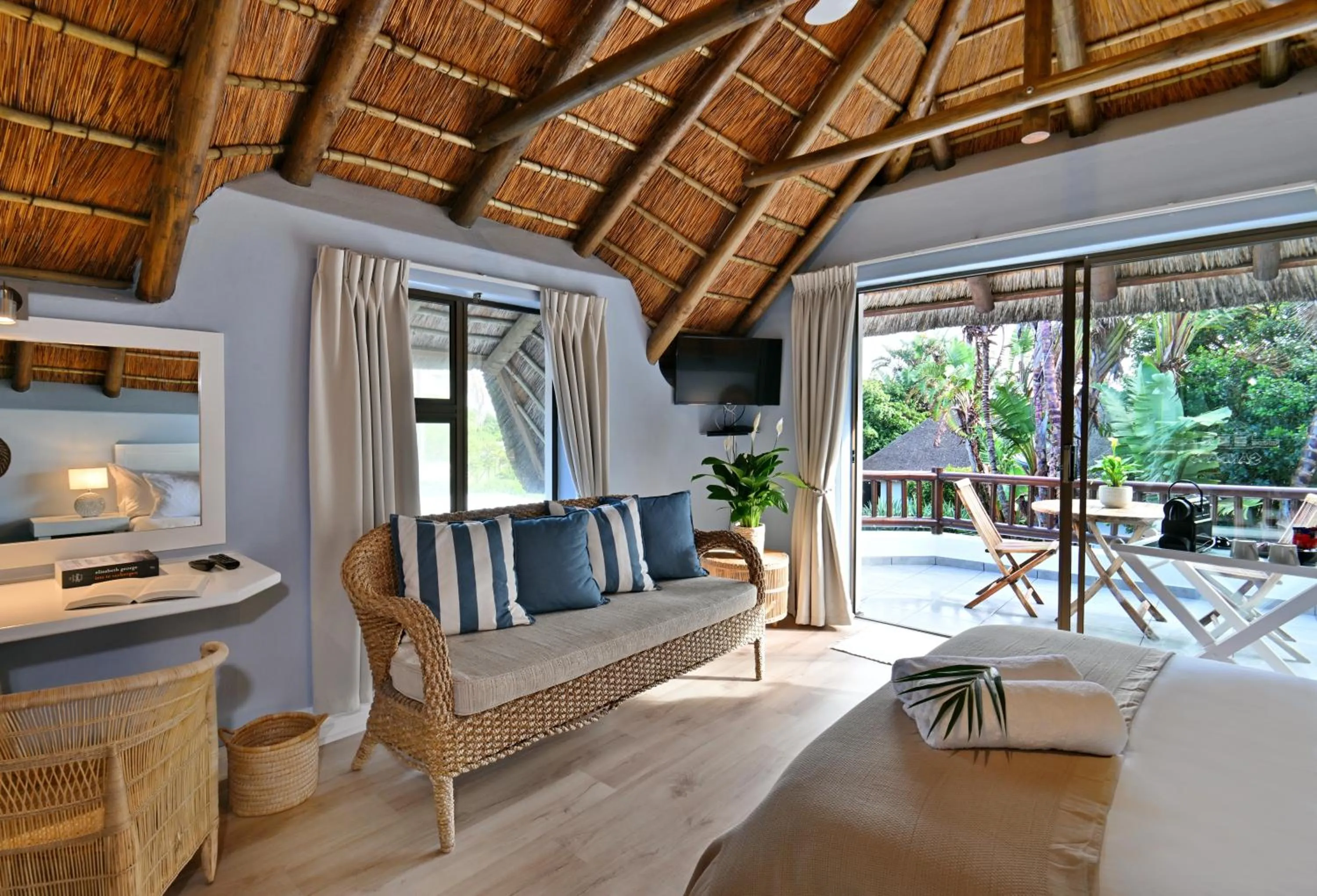 Seating area in BonBini Guest House