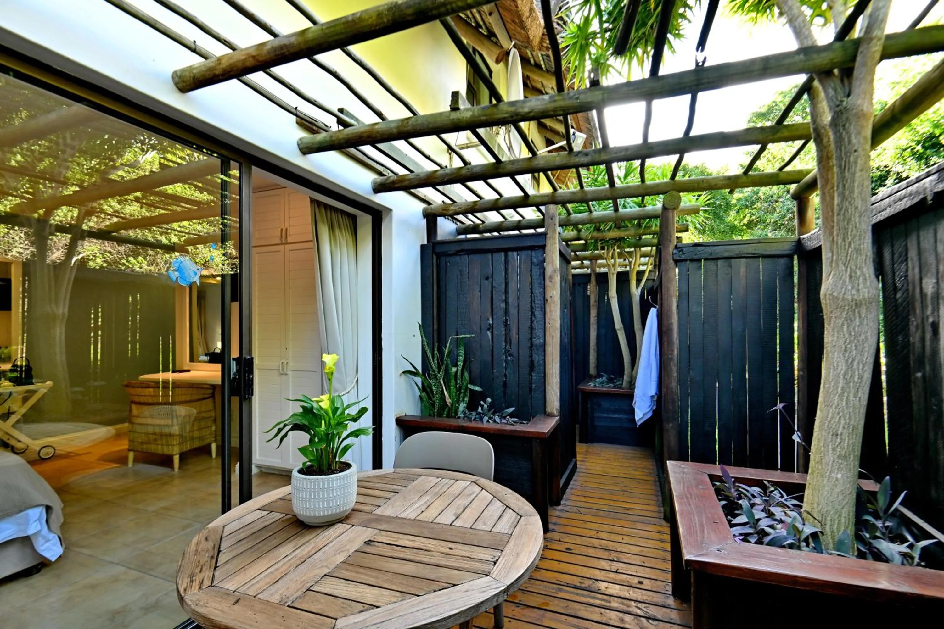 Patio in BonBini Guest House