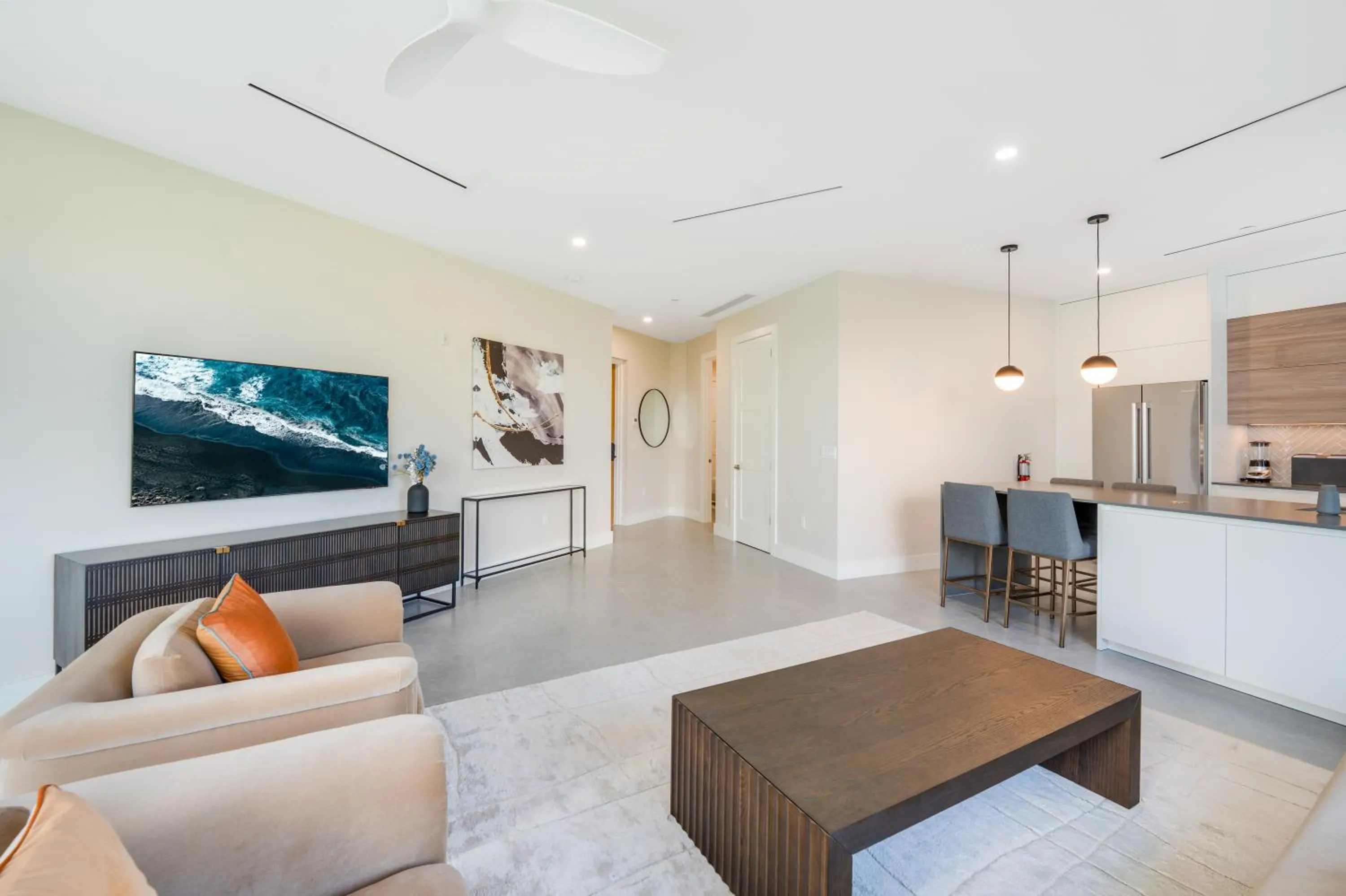 Living room in Point West Premier Rentals