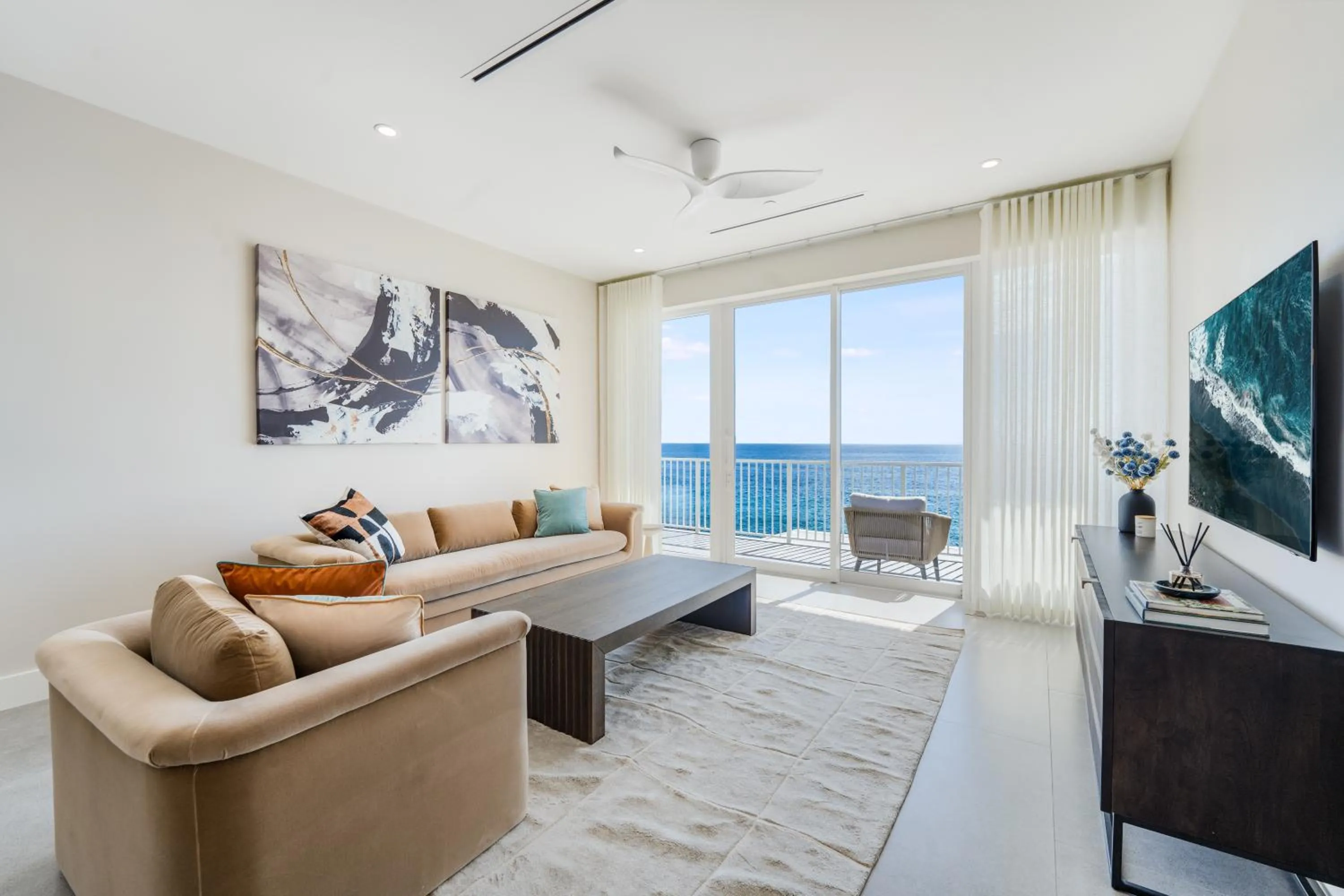 Living room in Point West Premier Rentals