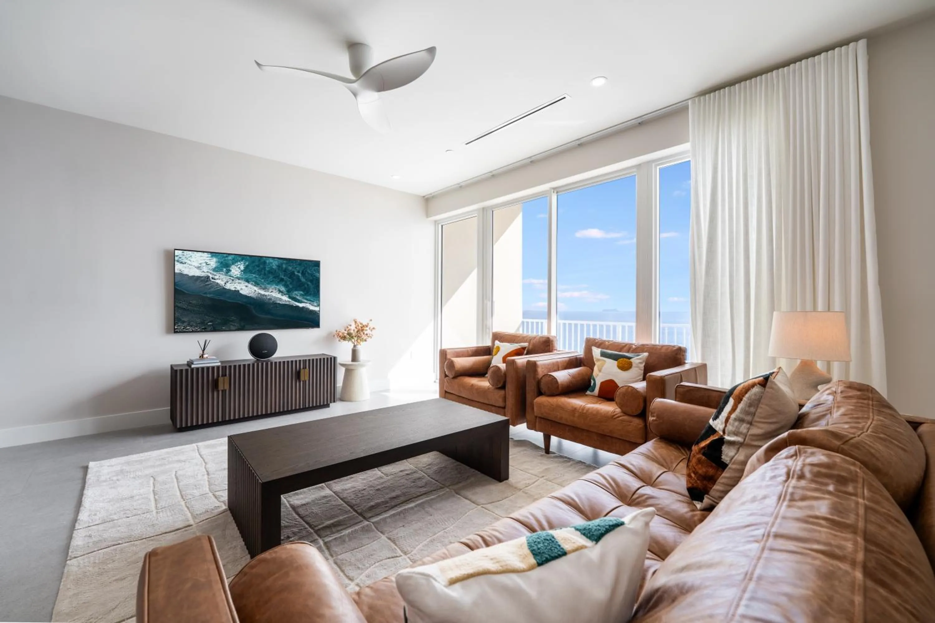 Living room in Point West Premier Rentals